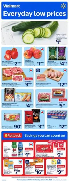 Preview of Walmart weekly flyer from shop Walmart valid from 15.01.2026