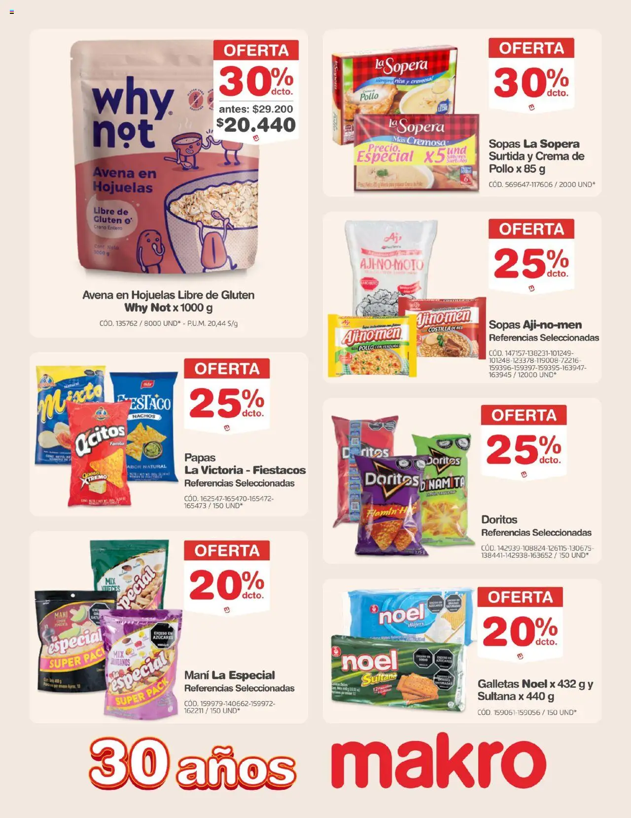 Makro revista - valida desde el 19.09.2025 | Página: 21 | Productos: Crema, Peso, Mani, Queso
