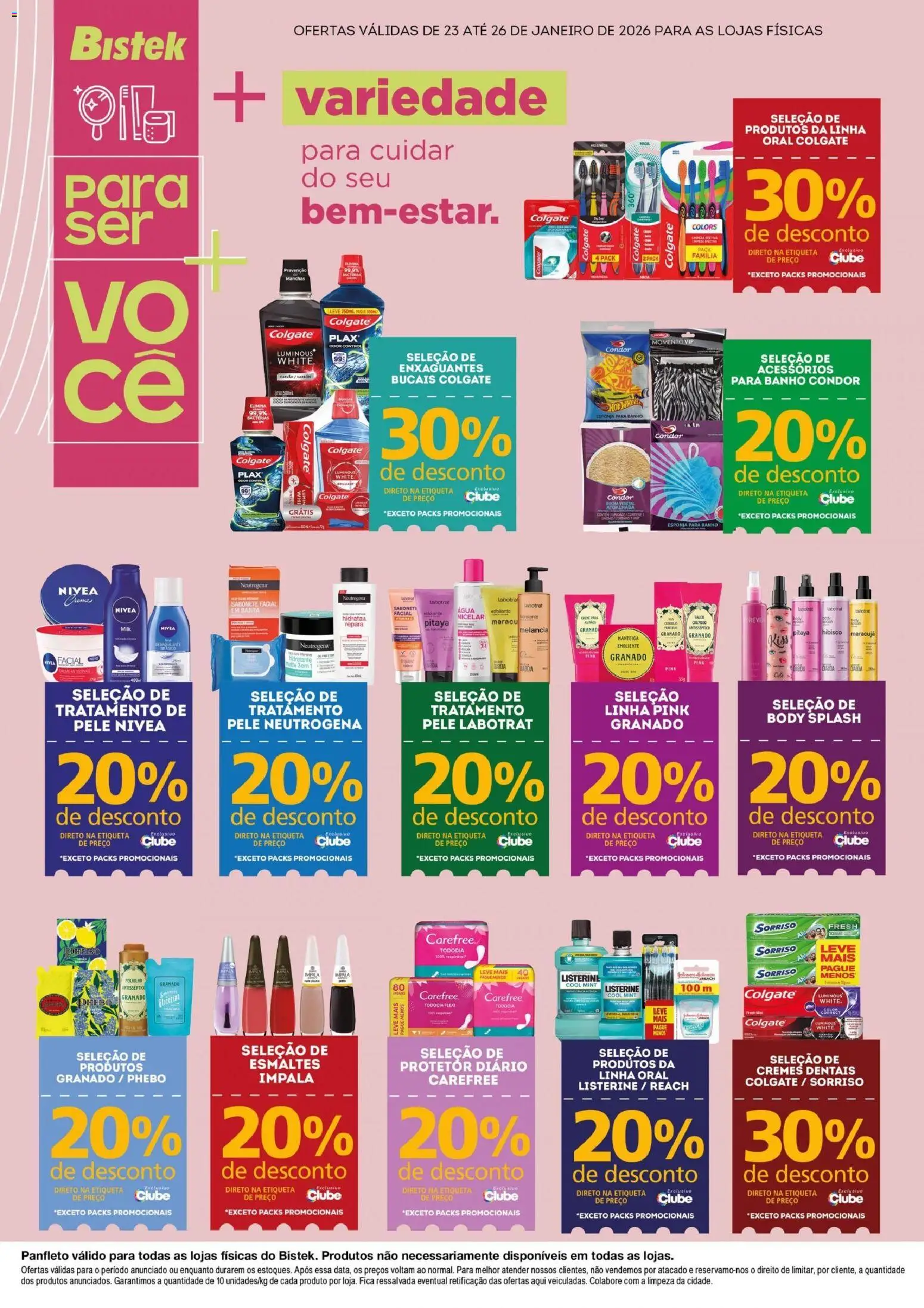 Bistek Supermercados Folheto - válido de 23.01.2026 | Página: 2 | Produtos: Melancia, Hibisco, Esponja, Manteiga