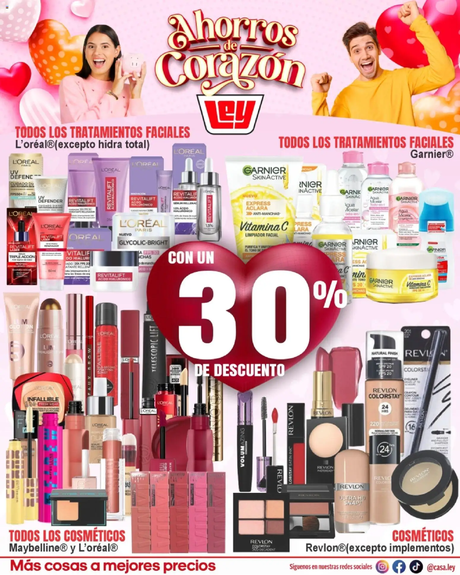 Nuevas ofertas de Casa Ley válidas en toda la República Mexicana desde el 03.02.2026. ¡Encuentra las mejores ofertas en Casa Ley folleto Ahorros de Corazón frontera! | Página: 11 | Productos: Limpiador, Limpiador facial