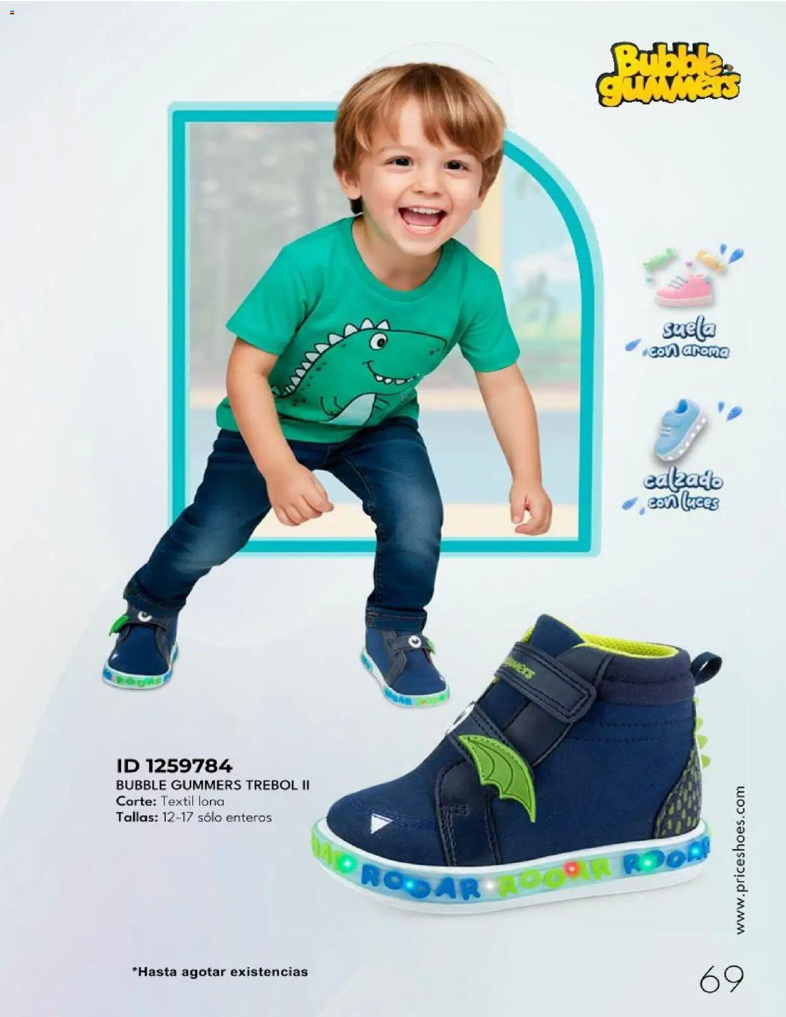 Nuevas ofertas de Price Shoes válidas en toda la República Mexicana desde el 06.12.2025. ¡Encuentra las mejores ofertas en Price Shoes catálogo Bebés! | Página: 69 | Productos: Lona