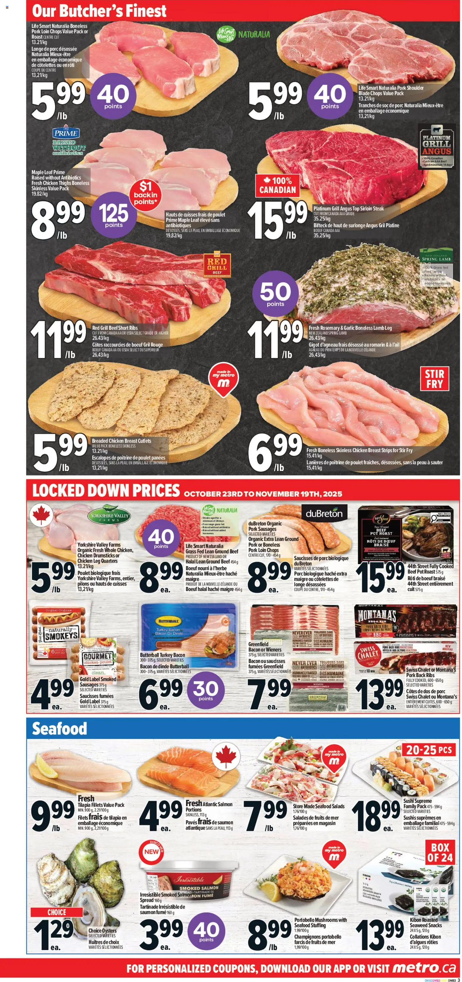 Metro flyer valid from 23.10.2025 | Page: 8 | Products: Beef, Grill, Chicken, Pork