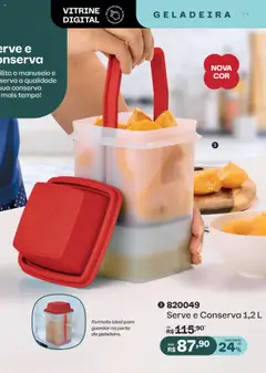 Tupperware - Catálogo Vitrine 11 - Pré-Visualização do folheto da loja Tupperware, válido de 01.11.2025 | Página: 75 | Produtos: Geladeira, Porta