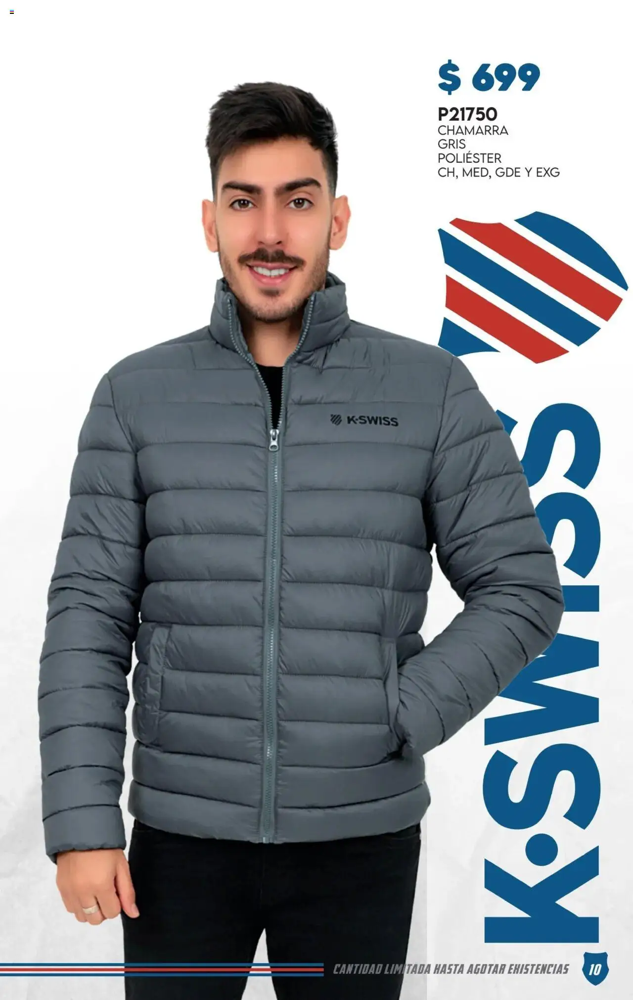 Nuevas ofertas de Cklass válidas en toda la República Mexicana desde el 29.09.2025. ¡Encuentra las mejores ofertas en Cklass - Catálogo Especial K-Swiss! | Página: 11 | Productos: Chamarra