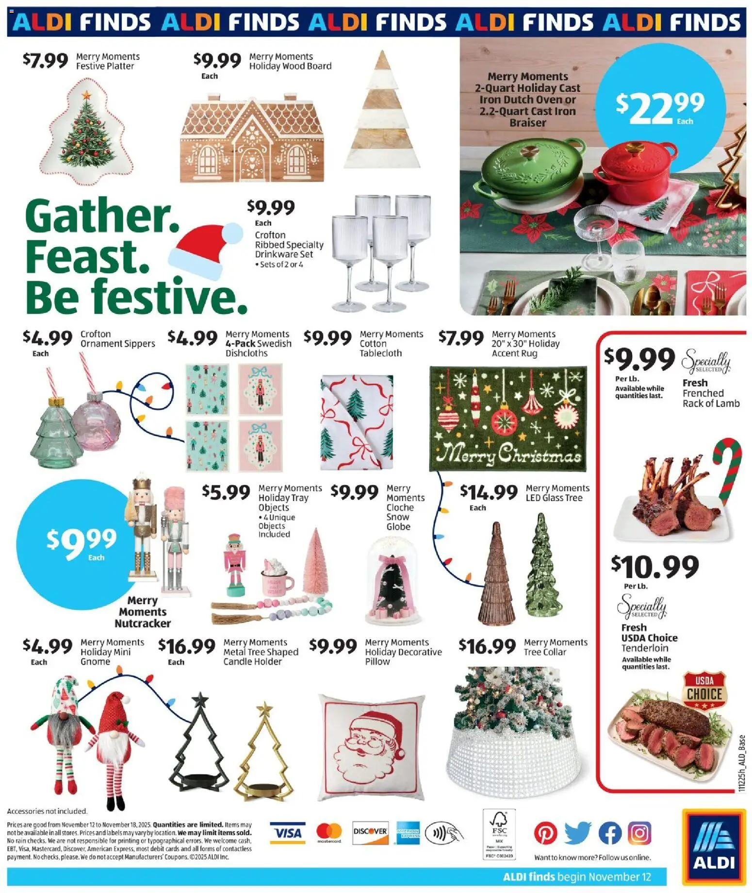 Aldi In Store Ad - valid from 12.11.2025 | Page: 2 | Products: Pillow, Braiser, Oven, Iron