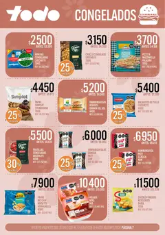 Vista previa Supermercados TODO - Ofertas válido desde el 21.04.2026 | Página: 7 | Productos: Helado, Pollo, Choclo, Arvejas