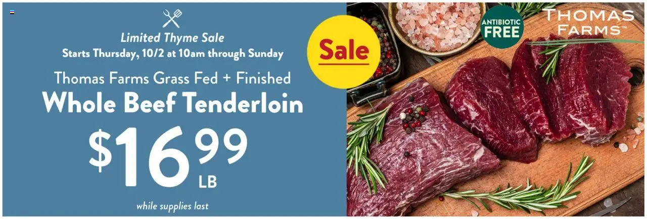 Fresh Thyme Weekly Ad - IN - valid from 01.10.2025 | Page: 2 | Products: Beef