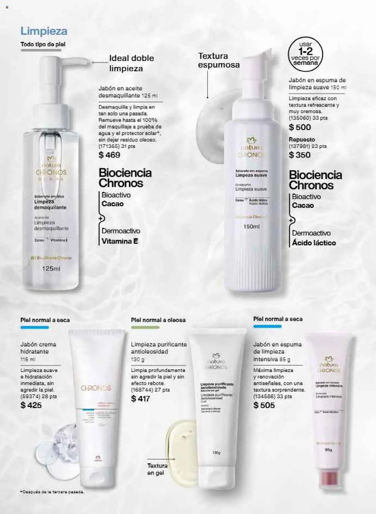 Nuevas ofertas de Natura válidas en toda la República Mexicana desde el 12.10.2025. ¡Encuentra las mejores ofertas en Natura - Campaña 16 2025! | Página: 91 | Productos: Crema, Espuma, Protector solar, Jabón