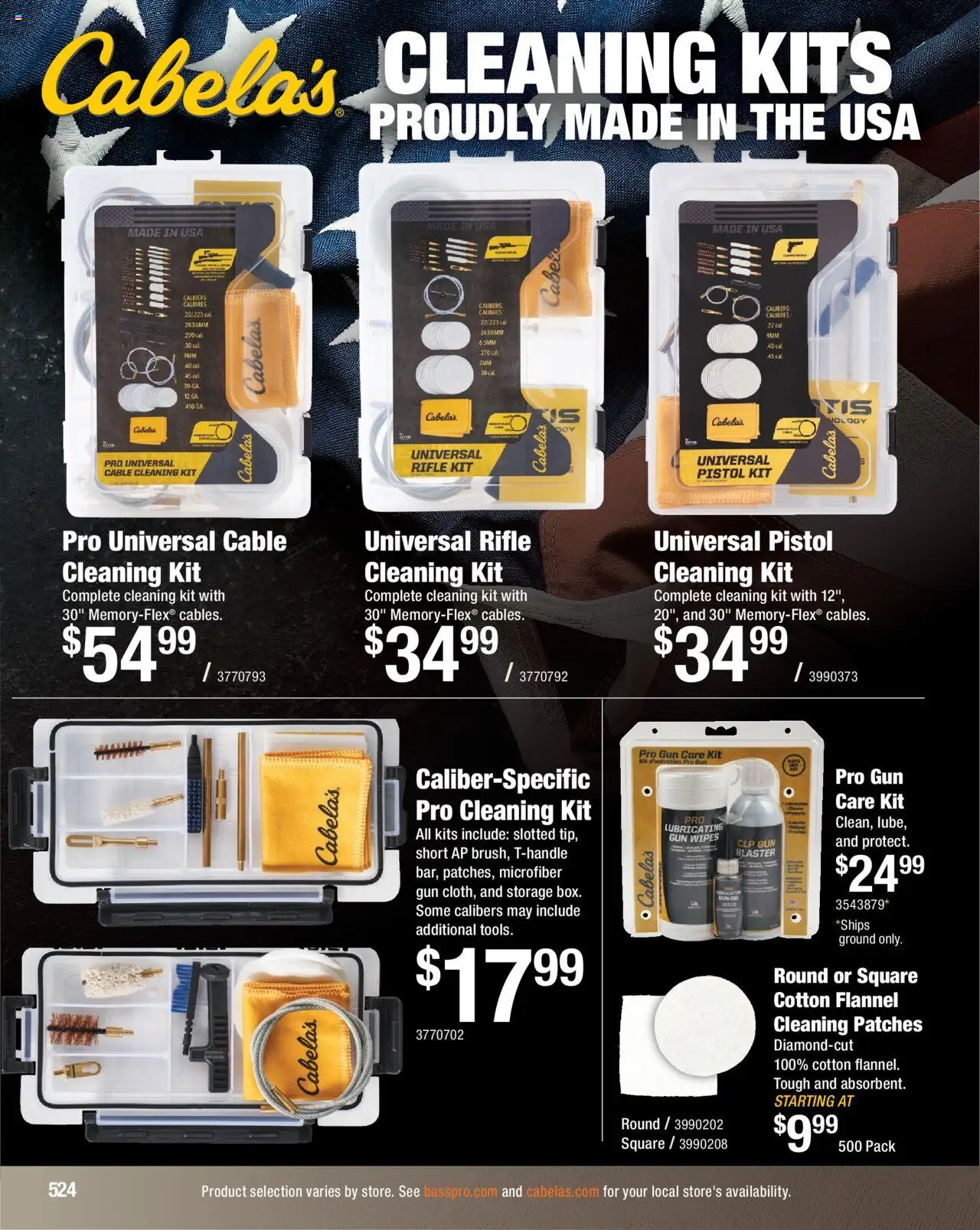 Cabela's Hunting Master 25 - valid from 11.08.2025 | Page: 524 | Products: Oil, Cable, Gun, Rifle