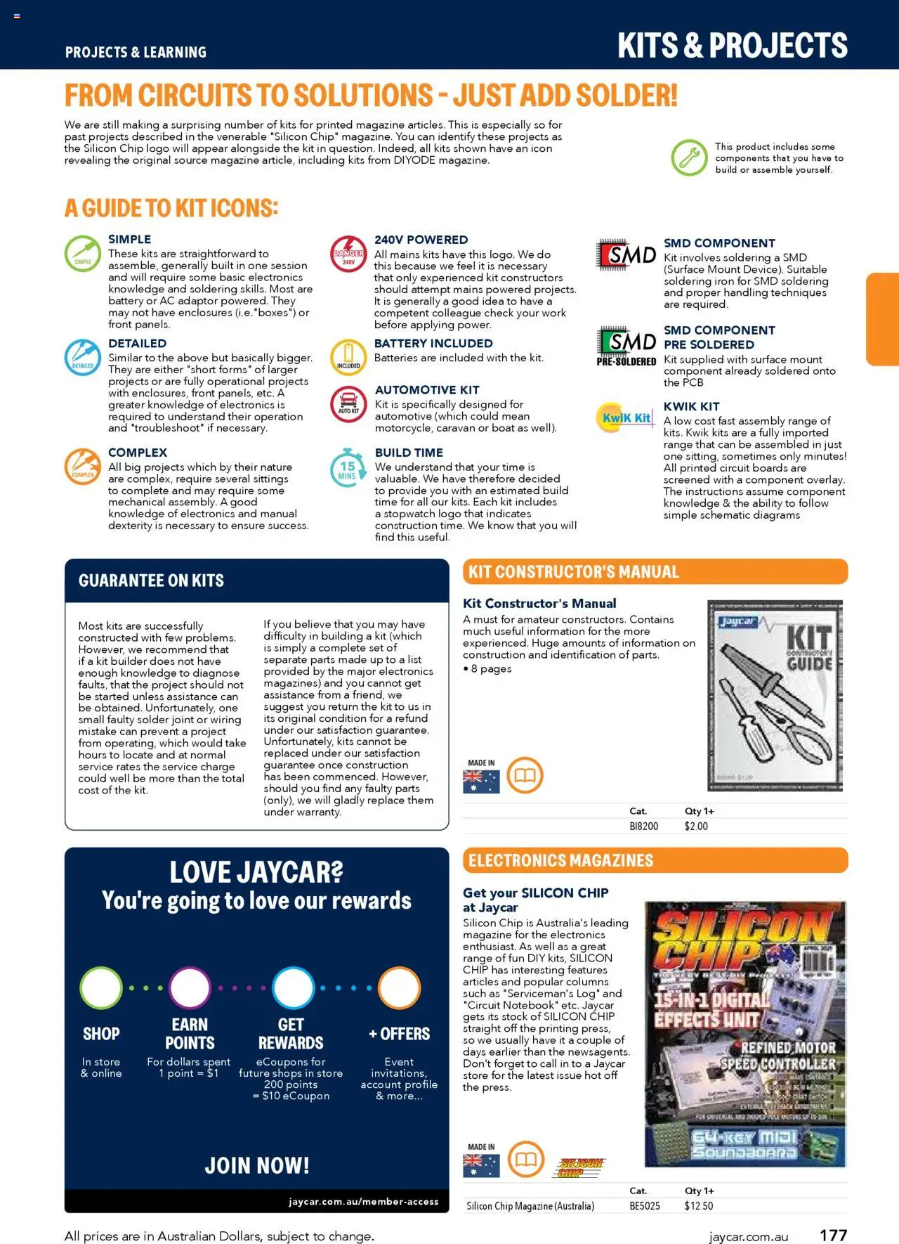 Jaycar catalogue - valid from 09.07.2025 | Page: 177 | Products: Kits, Controller, Notebook, Iron