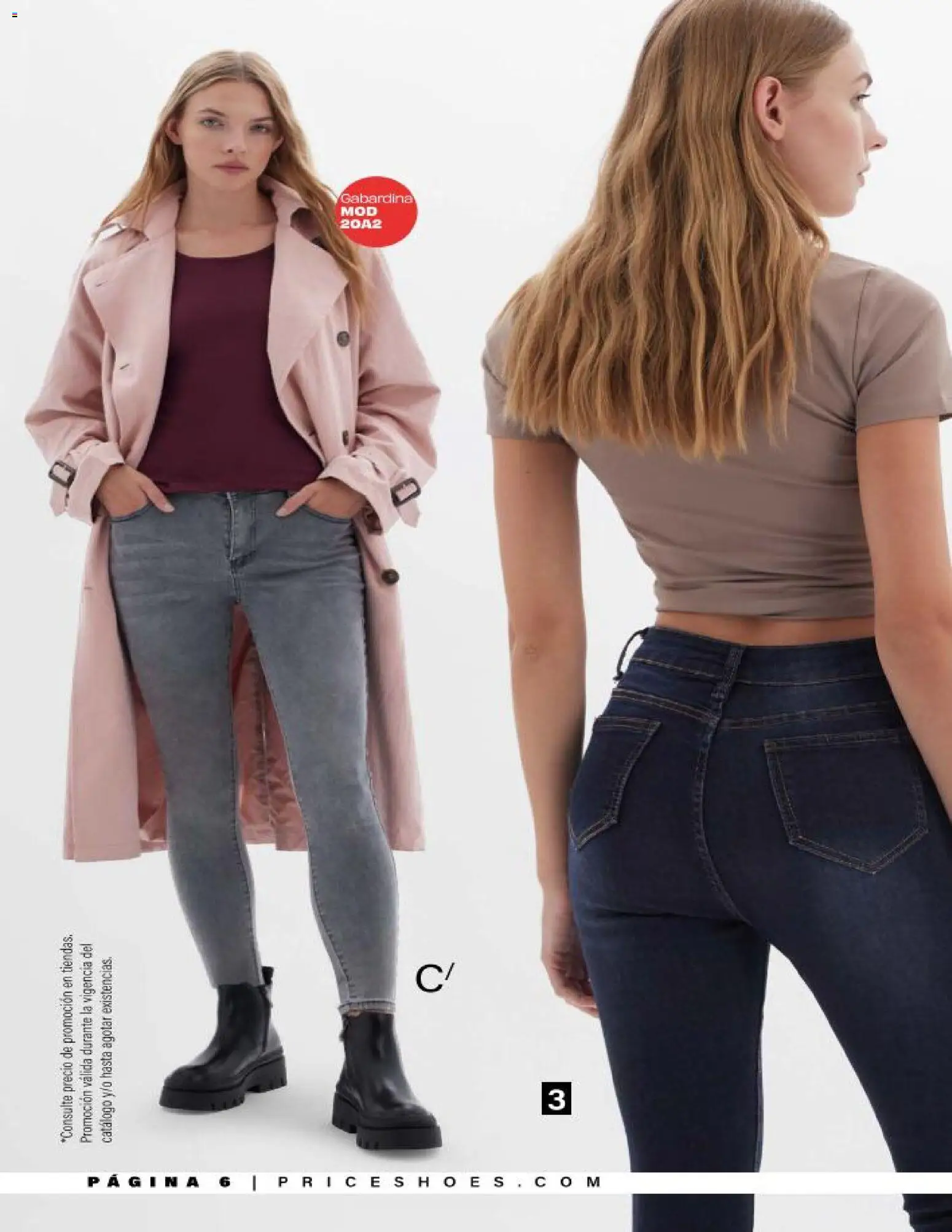 Nuevas ofertas de Price Shoes válidas en toda la República Mexicana desde el 15.11.2025. ¡Encuentra las mejores ofertas en Price Shoes catálogo Jeans Básicos! | Página: 6