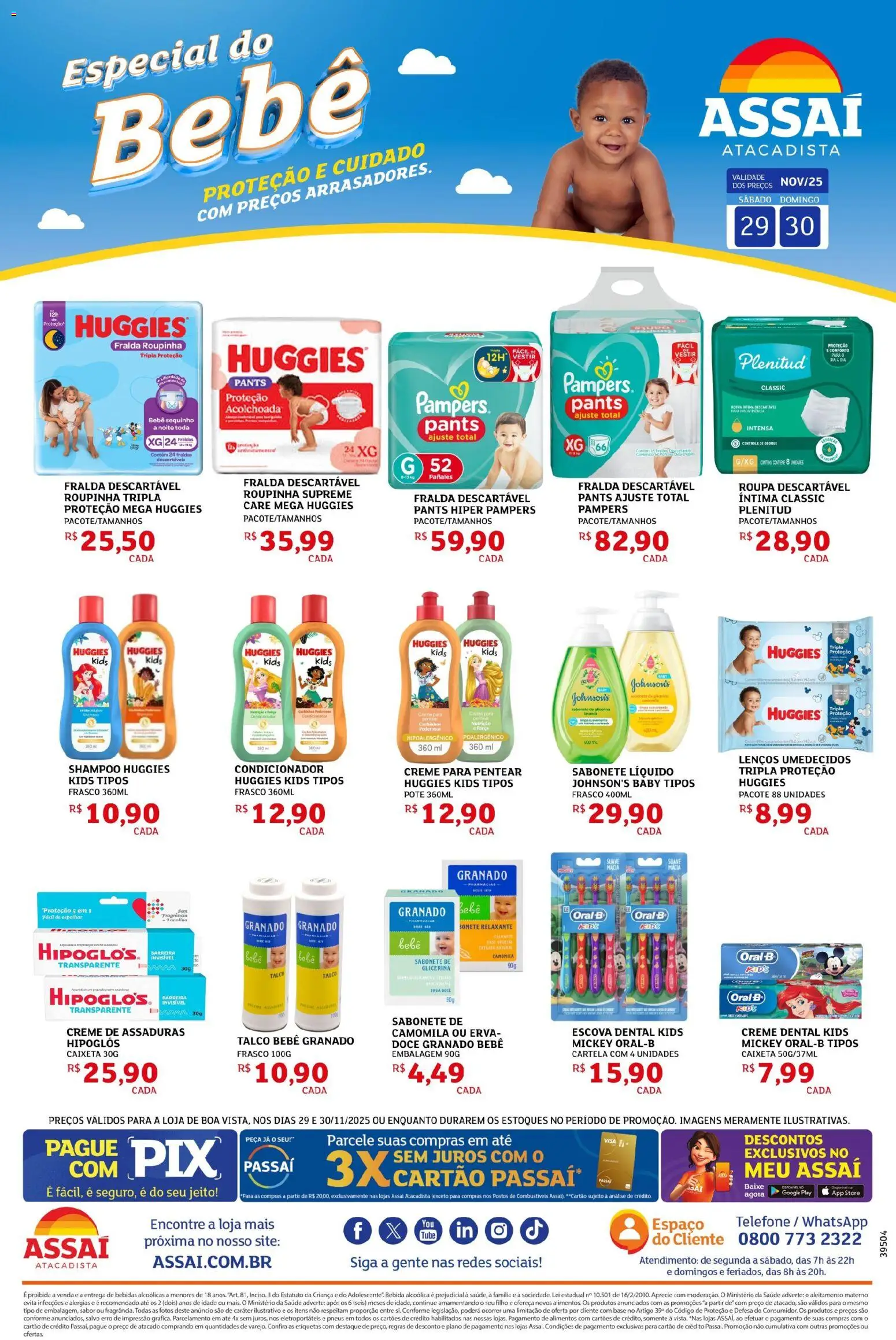 Assaí Atacadista Folheto - válido de 29.11.2025 | Página: 4 | Produtos: Condicionador, Base, Creme, Sabonete líquido