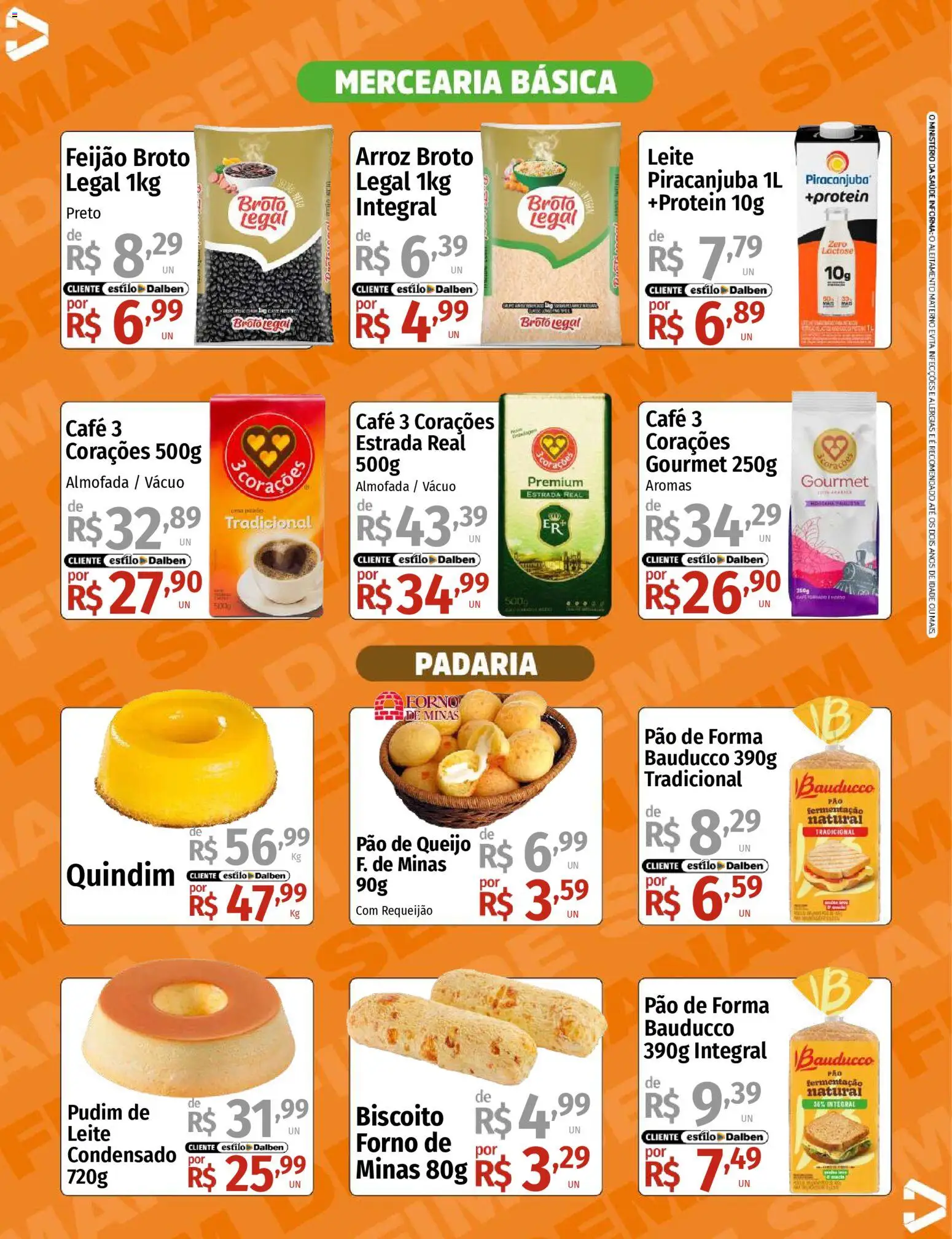 Supermercado Dalben Folheto - válido de 06.03.2026 | Página: 5 | Produtos: Forno, Feijão, Biscoito, Queijo