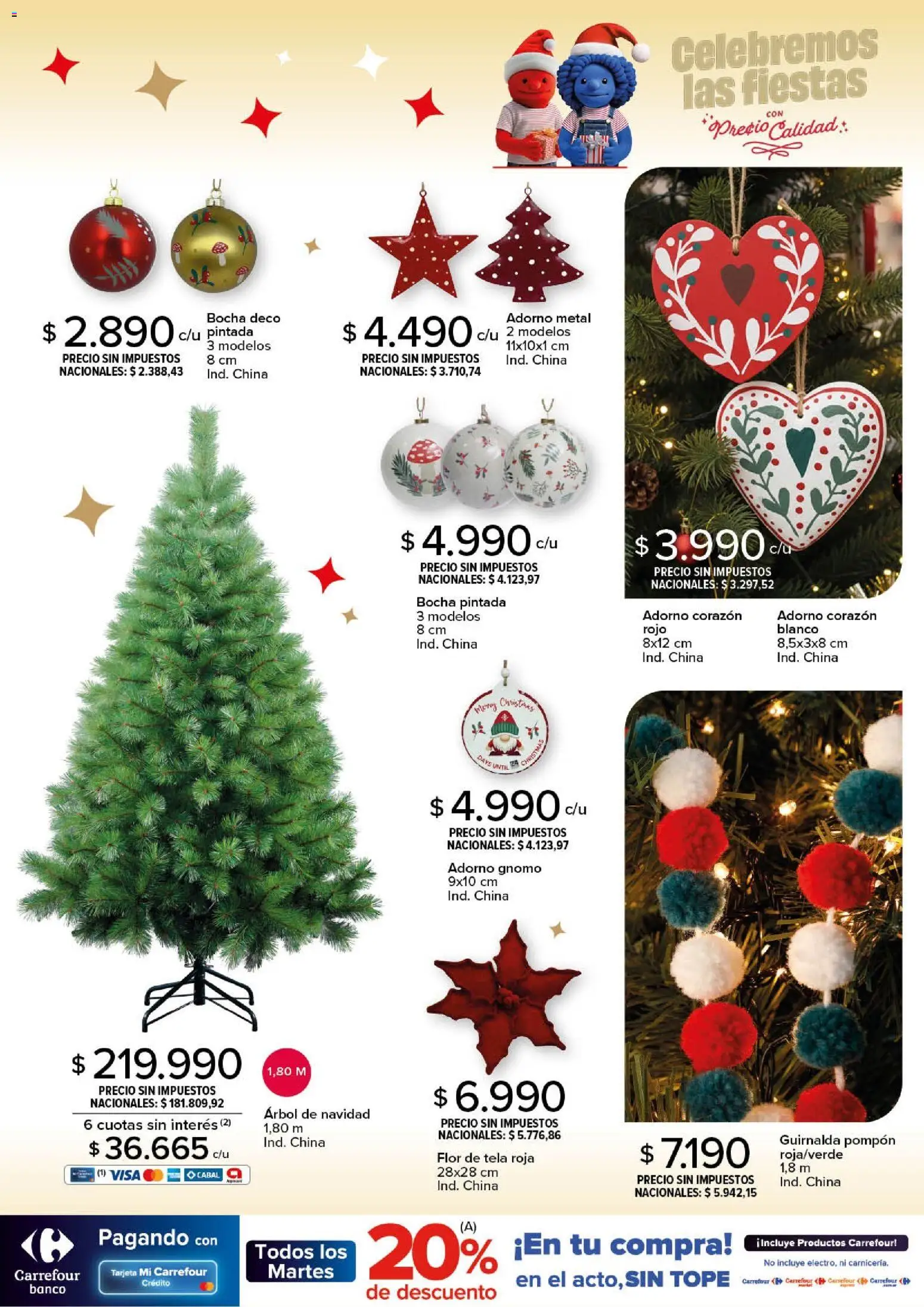 Carrefour - Deco Fiestas │ válido desde el 25.11.2025 | Página: 3 | Productos: Banco