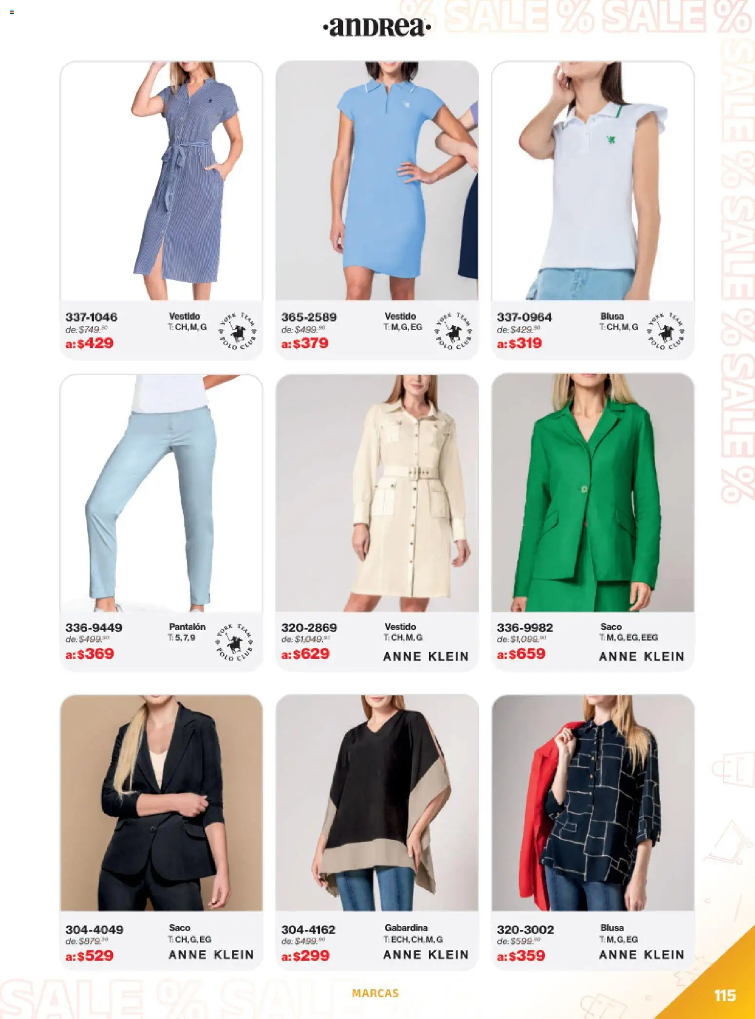 Nuevas ofertas de Andrea válidas en toda la República Mexicana desde el 21.12.2025. ¡Encuentra las mejores ofertas en Andrea catálogo Outlet! | Página: 115 | Productos: Blusa, Sal, Vestido