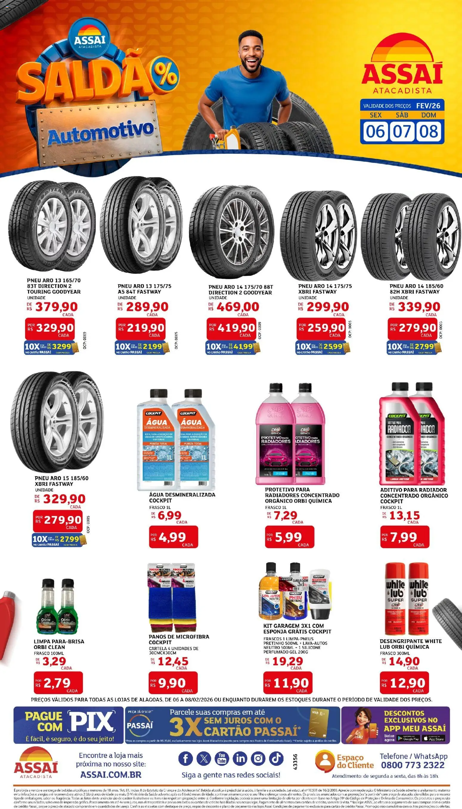 Assaí Atacadista Folheto - válido de 06.02.2026 | Página: 1