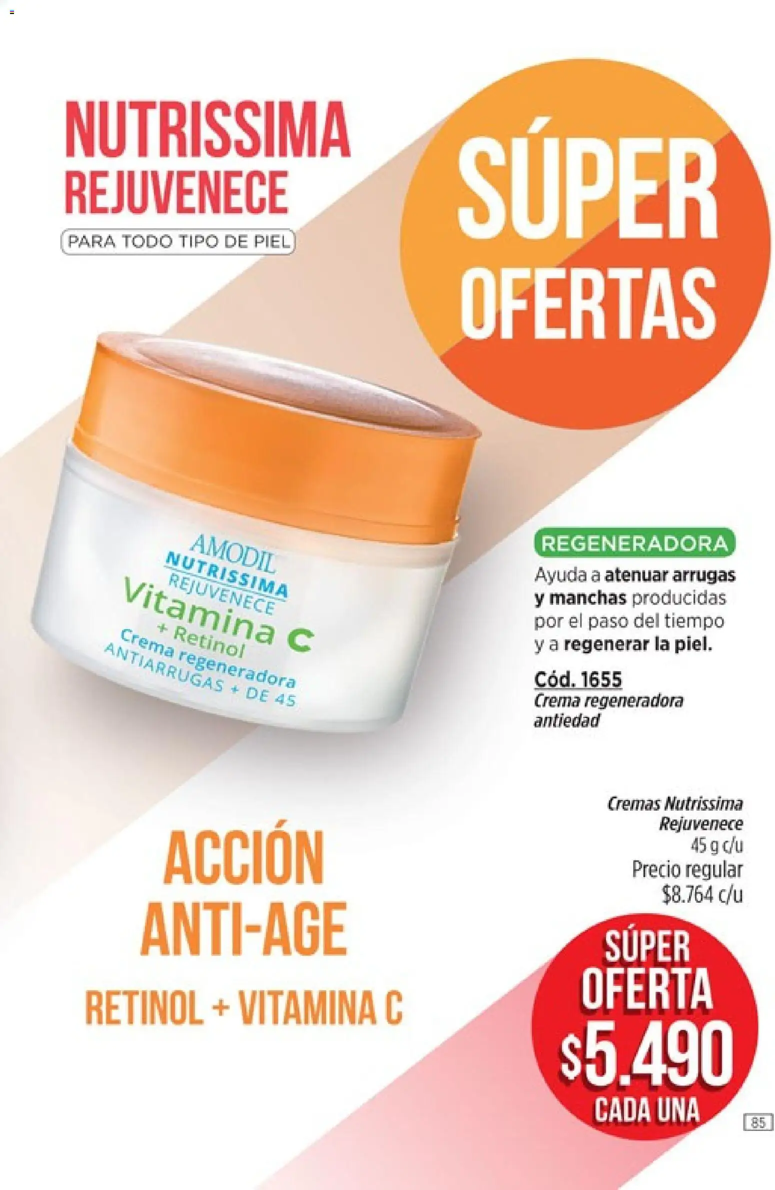 Catálogo Amodil Campaña 4 │ válido desde el 01.03.2026 | Página: 85 | Productos: Crema