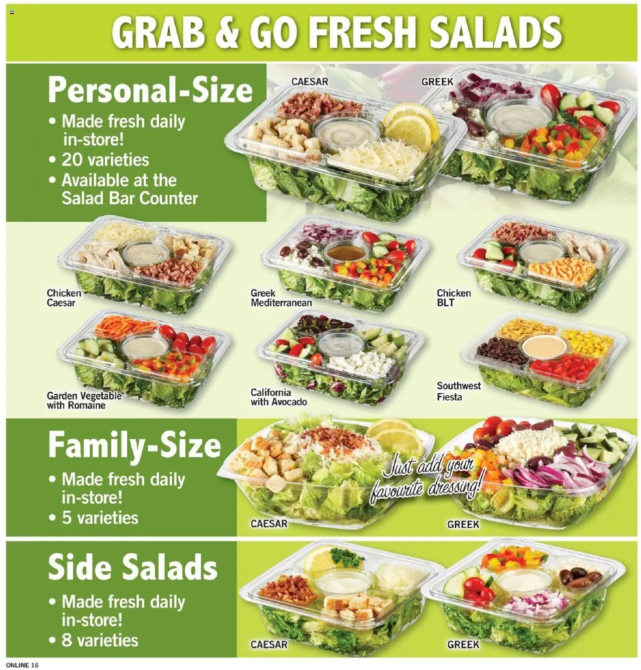 Fortinos flyer valid from 11.09.2025 | Page: 16 | Products: Salad, Chicken