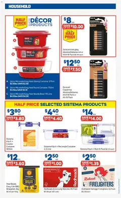 Preview of Foodland catalogue  - valid from 04.03.2026 | Page: 32 | Products: Decor, Household, Batteries, Safe