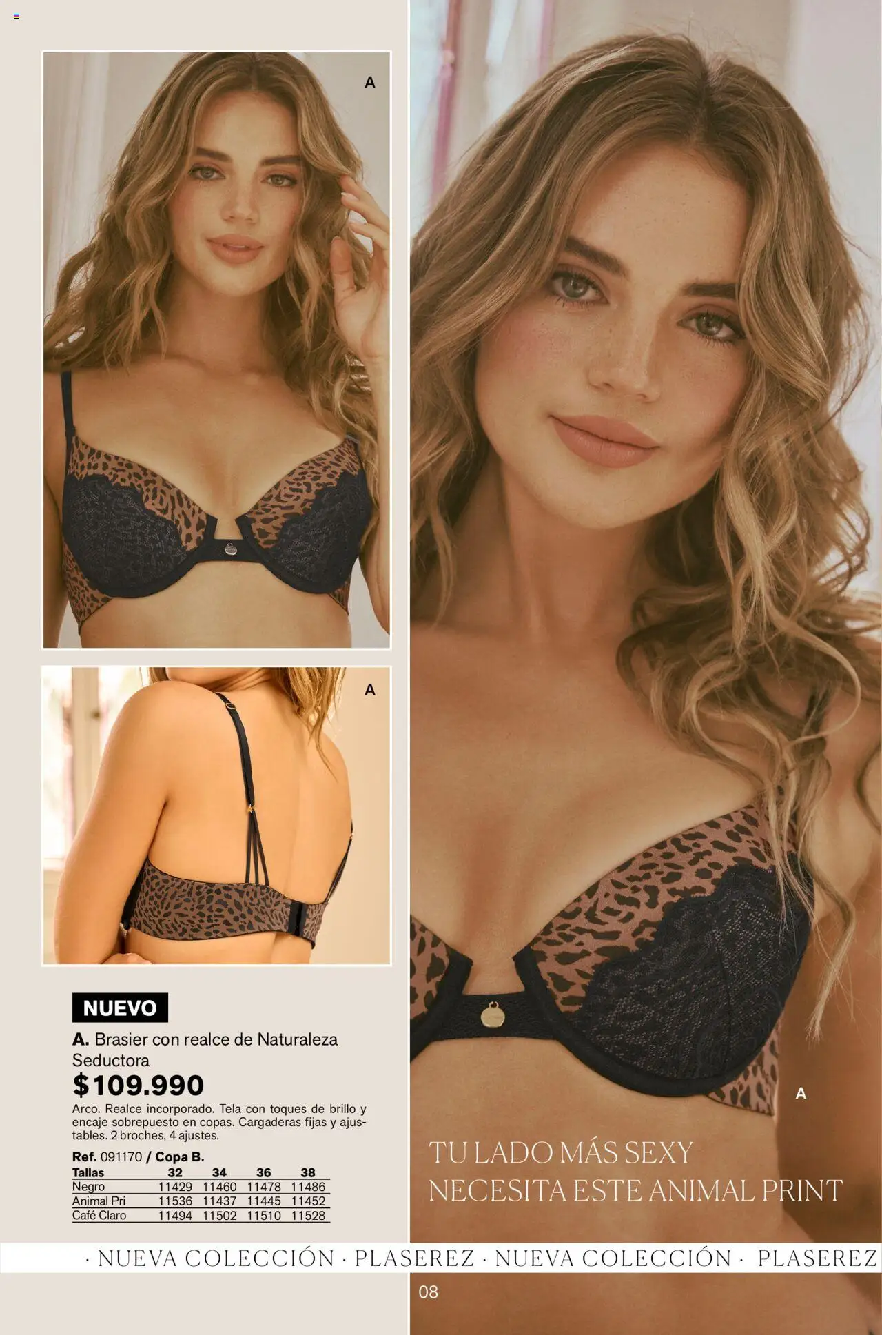 Leonisa revista - valida desde el 12.09.2025 | Página: 8 | Productos: Brasier, Brillo, Café