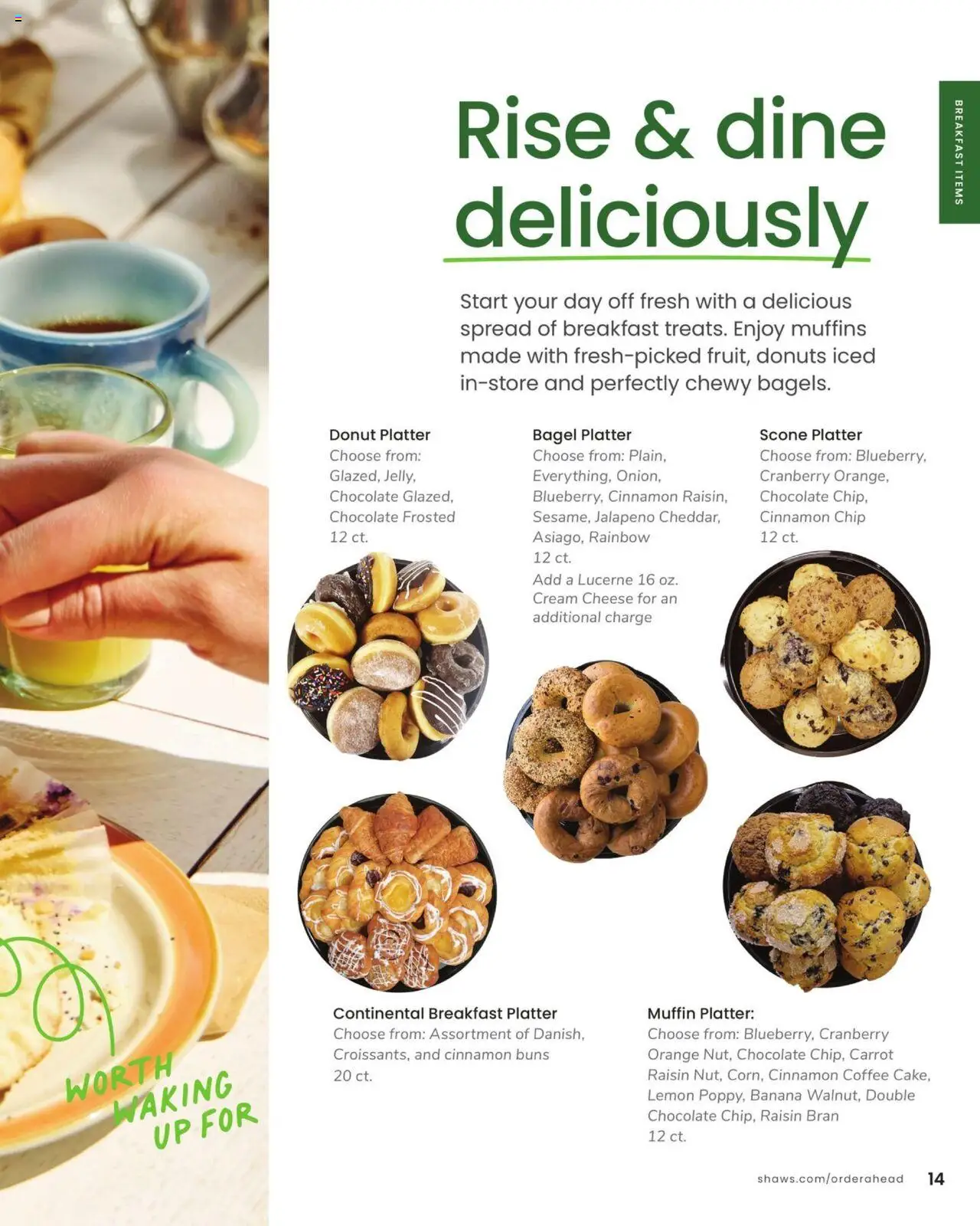 Shaw's Entertaining Guide - valid from 01.01.2025 | Page: 15 | Products: Cheese, Chocolate, Carrot, Lemon