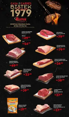 Bistek Supermercados - Ofertas Quinta das Carnes - Pré-Visualização do folheto da loja Bistek Supermercados, válido de 19.02.2026