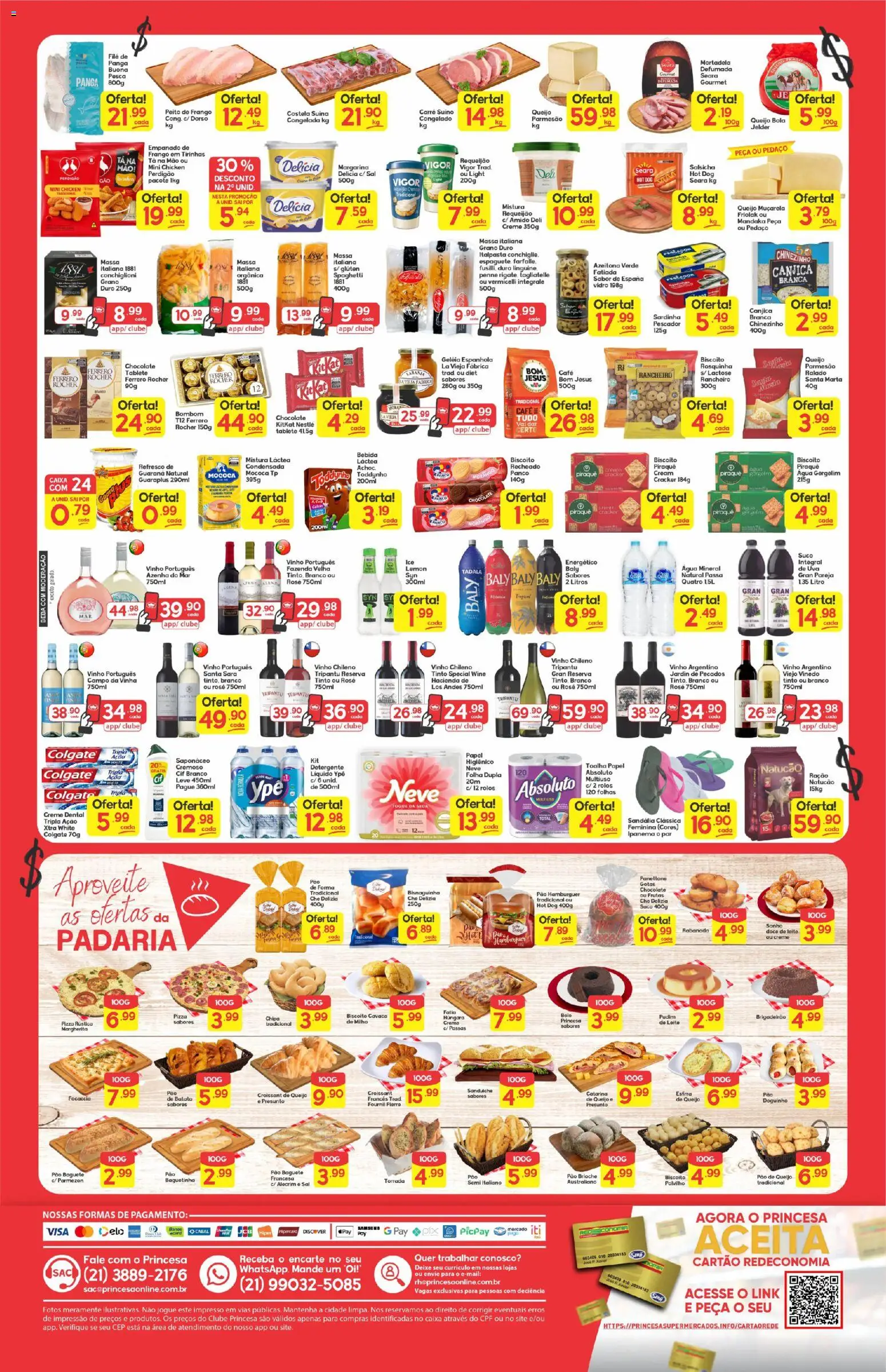Princesa Folheto - válido de 23.03.2026 | Página: 2 | Produtos: Energético, Detergente, Água mineral, Requeijão