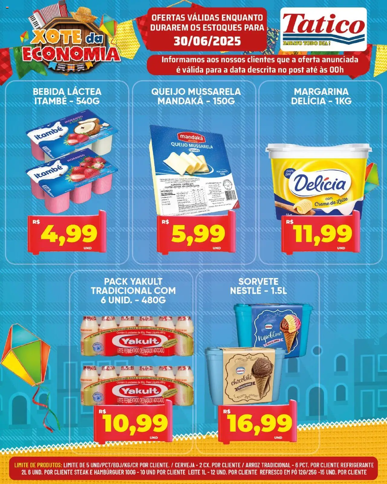 Tatico Folheto - válido de 30.06.2025 | Página: 11 | Produtos: Queijo, Bebida, Refrigerante, Leite fermentado