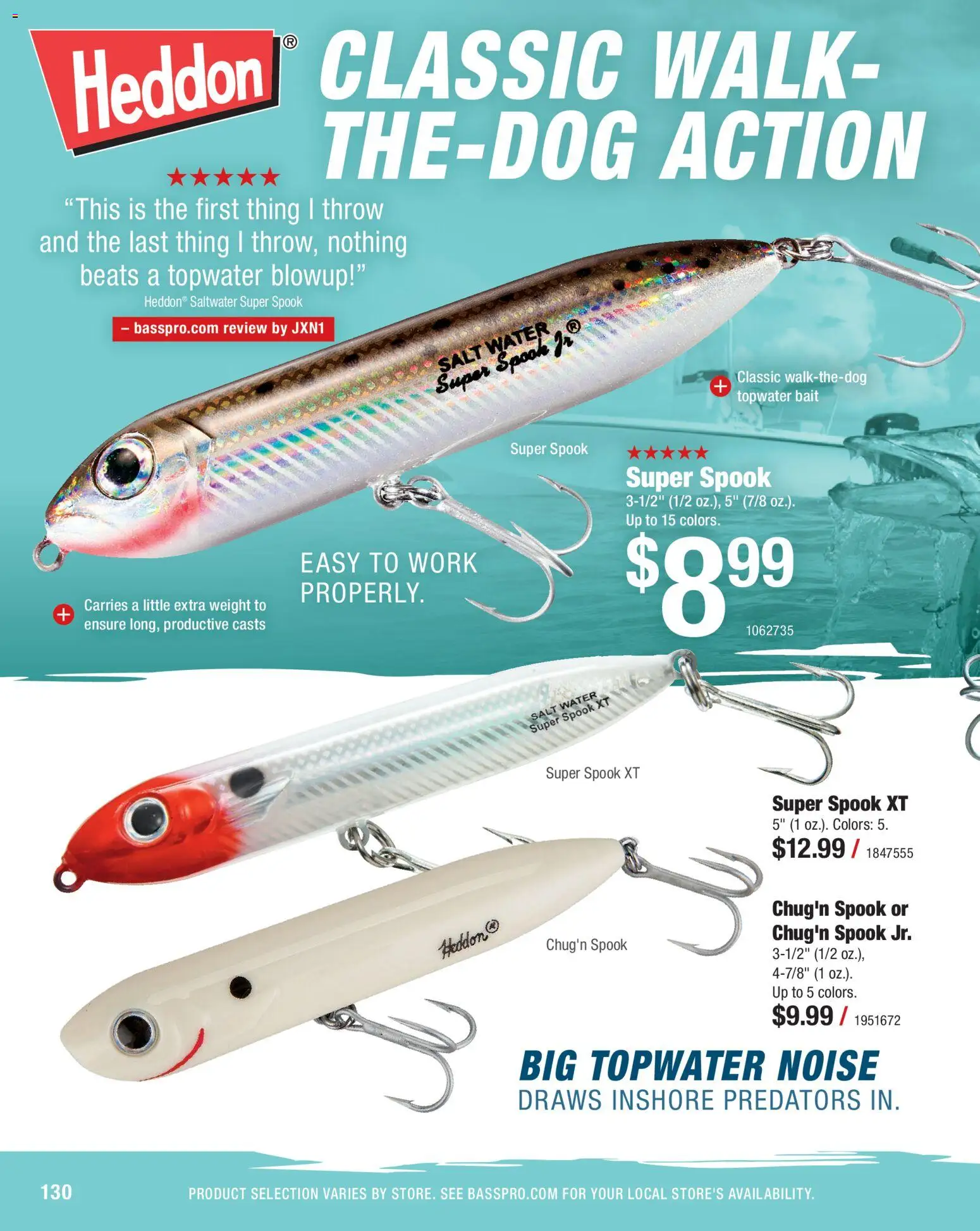 Cabela's Saltwater Specialist 26 - valid from 15.12.2025 | Page: 130 | Products: Water, Salt, Weight, Bait