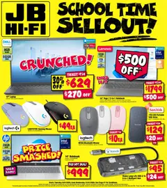 Preview of JB Hi-Fi - School time sellout on computers - valid from 08.01.2026