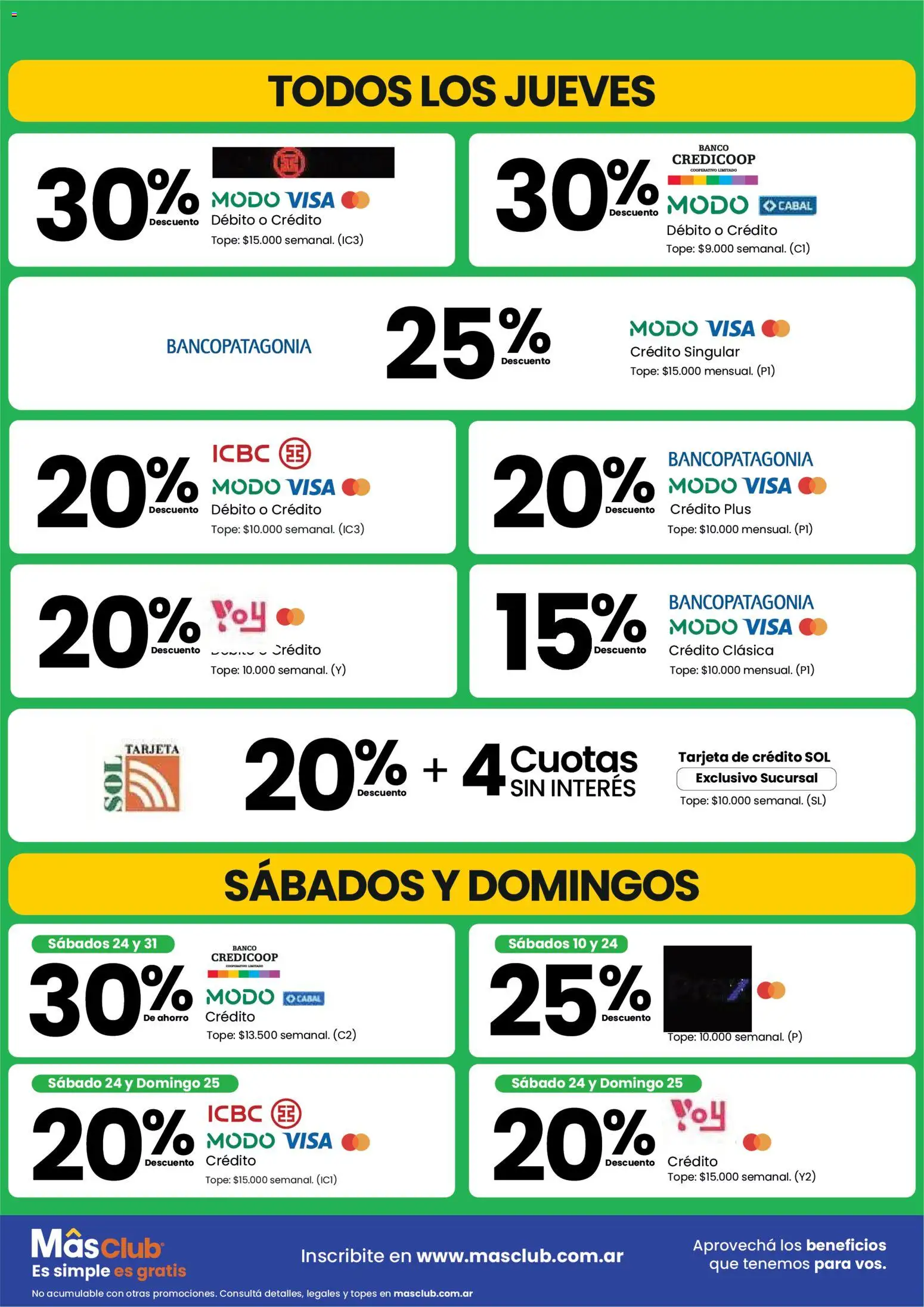 Changomas ofertas │ válido desde el 01.01.2026 | Página: 3 | Productos: Banco