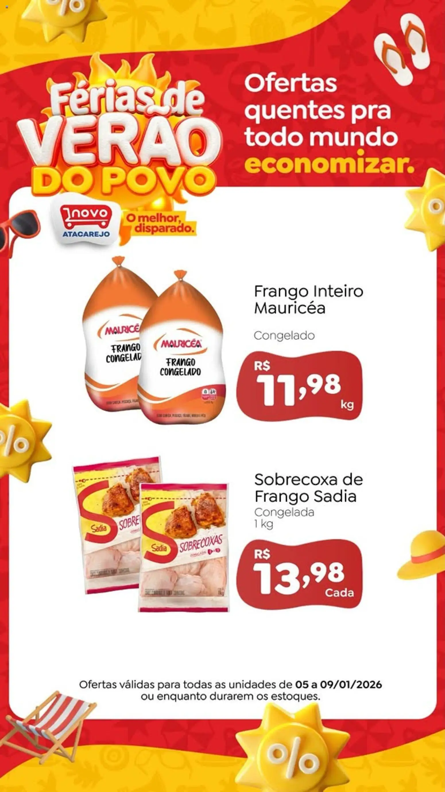 Novo Atacarejo Folheto - válido de 05.01.2026 | Página: 5 | Produtos: Frango