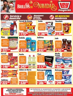 Vista previa de Casa Ley folleto Durango, nuevo folleto de la tienda, válido en México a partir del 29.12.2025