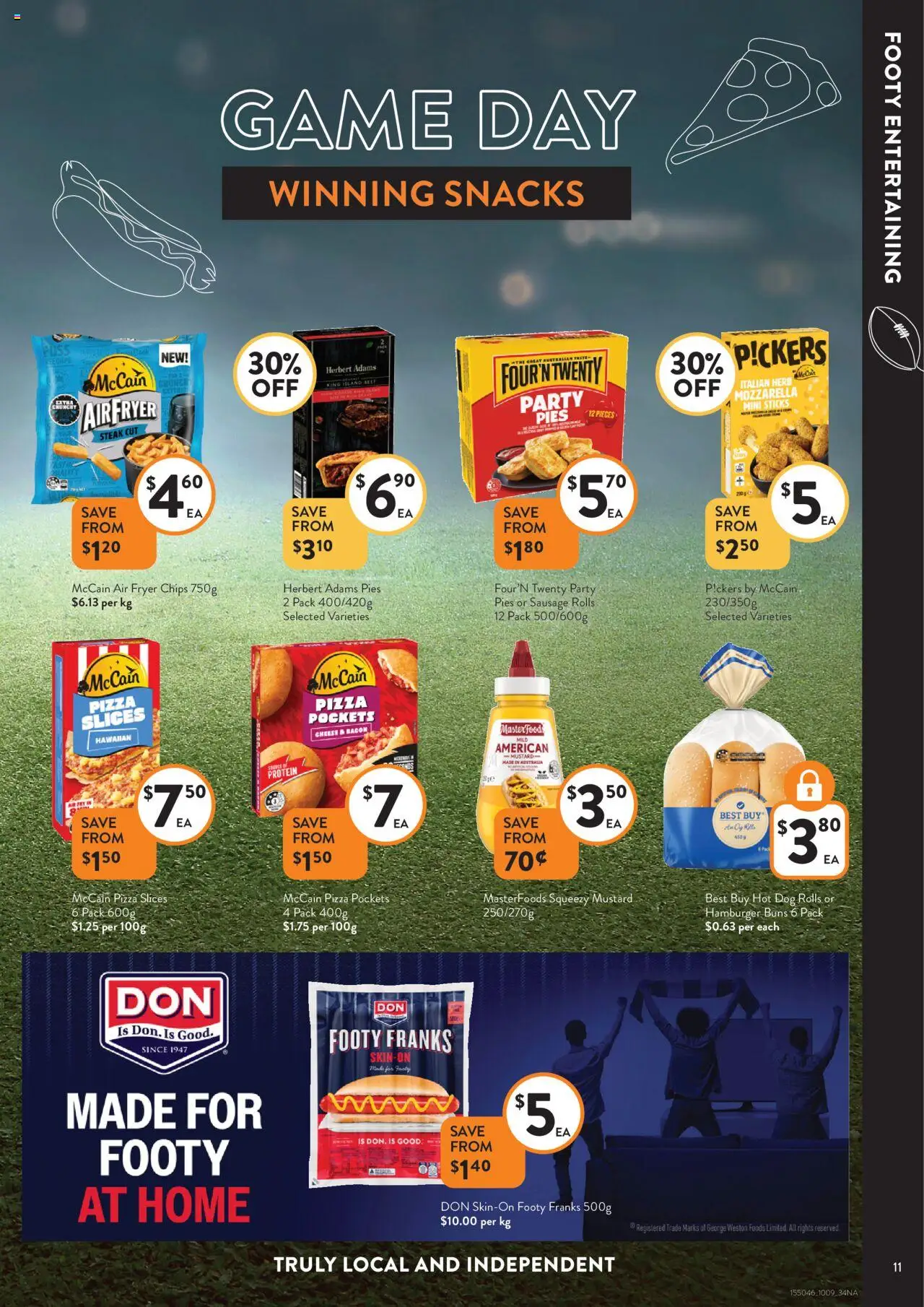 Foodworks catalogue - valid from 10.09.2025 | Page: 11 | Products: Pizza, Steak, Sausage, Pies