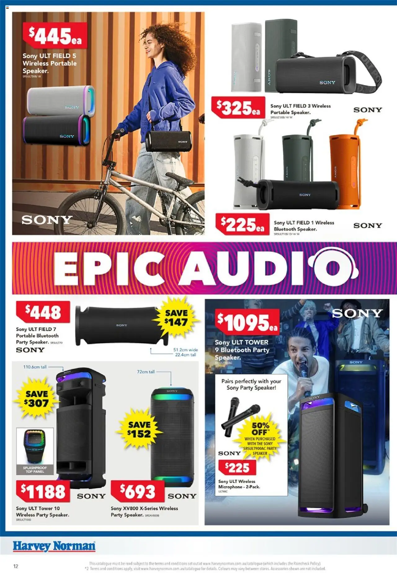 Harvey Norman catalogue - valid from 10.10.2025 | Page: 12 | Products: Audio, Microphone, Speaker, Portable