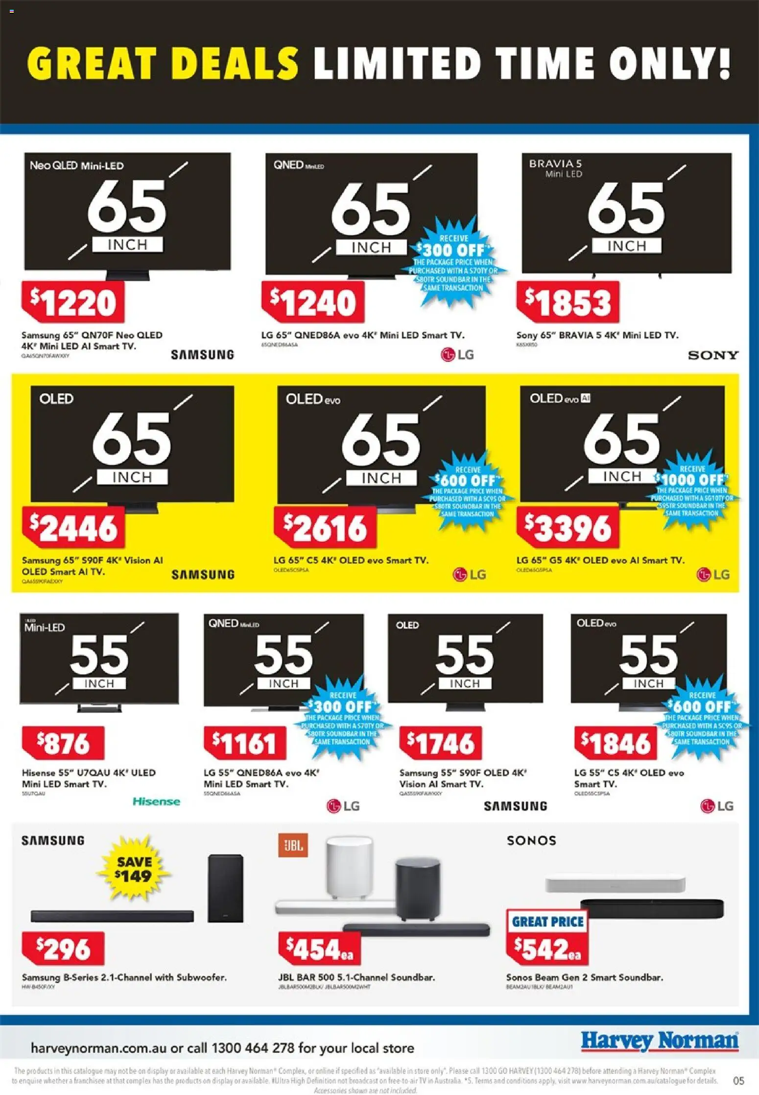 Harvey Norman catalogue - valid from 24.12.2025 | Page: 5 | Products: Tv