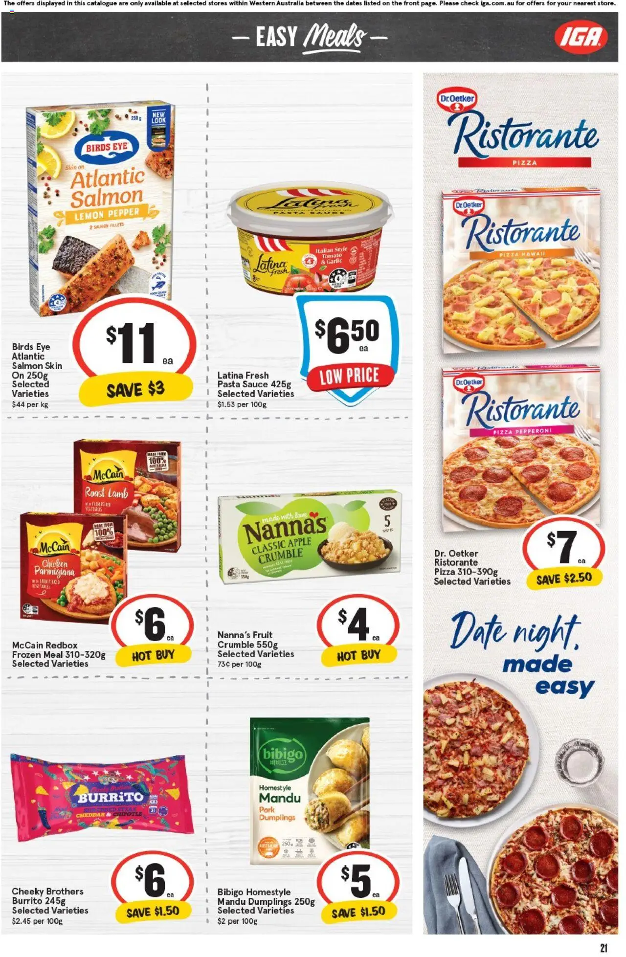 IGA catalogue - valid from 01.10.2025 | Page: 25 | Products: Cheese, Fish, Garlic, Freezer