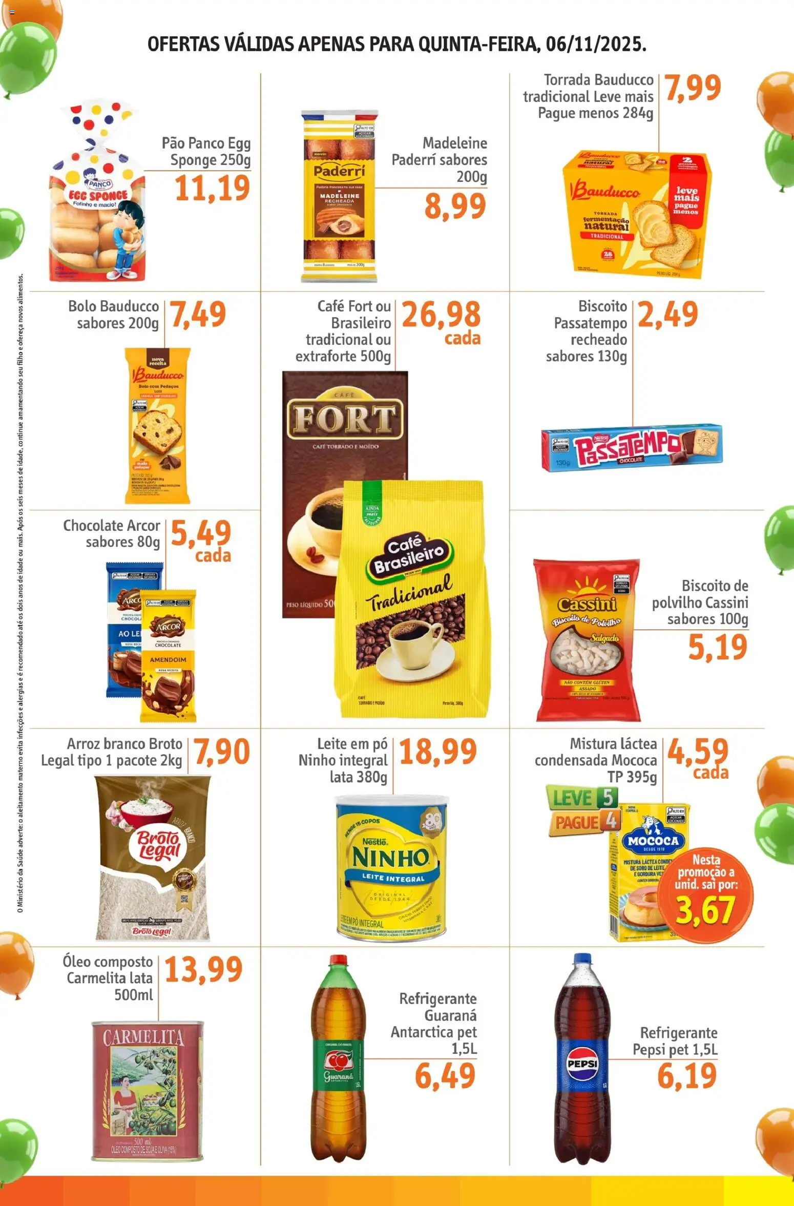 Sonda Folheto - válido de 06.11.2025 | Página: 3 | Produtos: Amendoim, Pó, Óleo, Soja