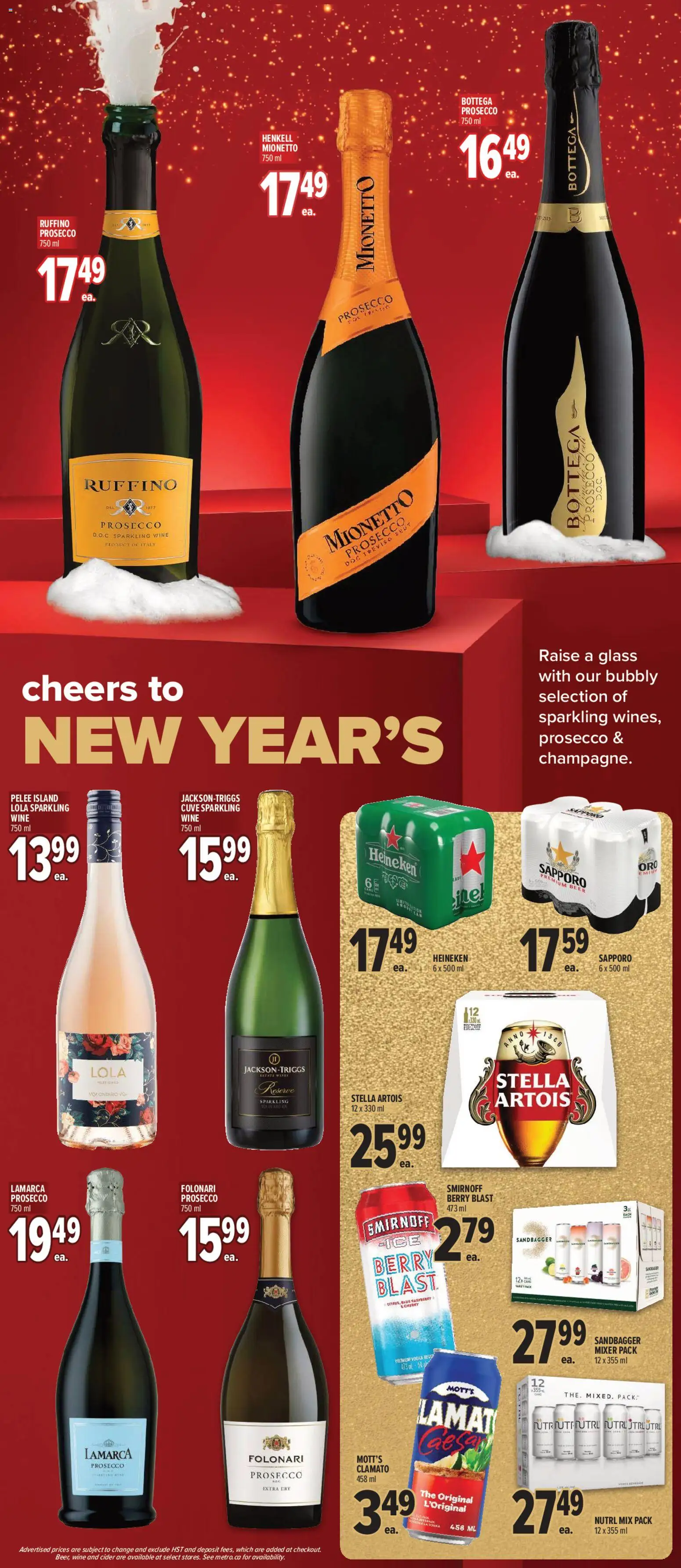 Metro flyer valid from 25.12.2025 | Page: 10 | Products: Mixer, Wine, Beer