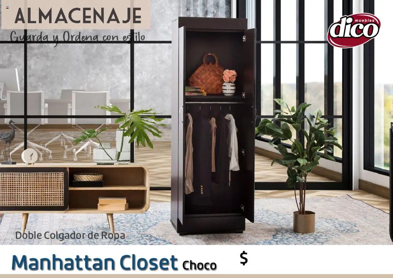 Nuevas ofertas de Muebles Dico válidas en toda la República Mexicana desde el 12.02.2025. ¡Encuentra las mejores ofertas en Muebles Dico catálogo Almacenaje! | Página: 62 | Productos: Ropa