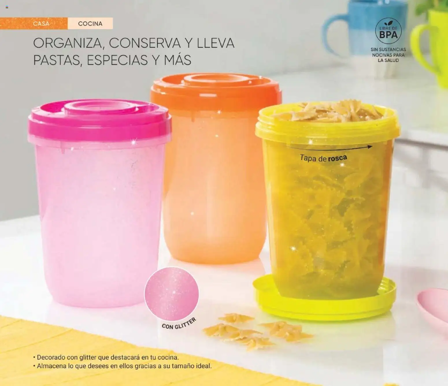 Nuevas ofertas de AVON válidas en toda la República Mexicana desde el 10.01.2026. ¡Encuentra las mejores ofertas en AVON Casa & Estilo 2 2026! | Página: 24 | Productos: Glitter, Cocina