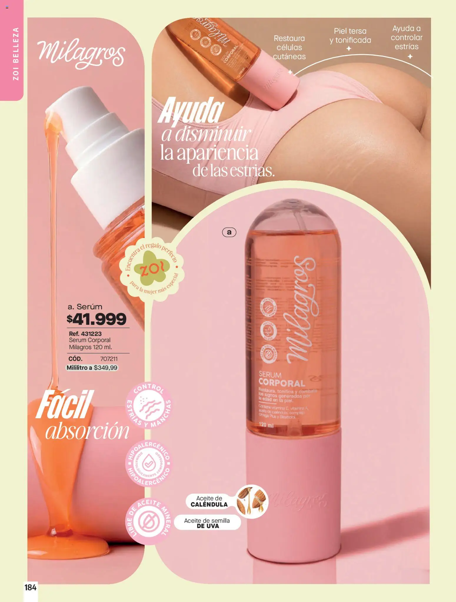 Carmel revista - valida desde el 01.06.2026 | Página: 184 | Productos: Té, Serum, Uva, Aceite