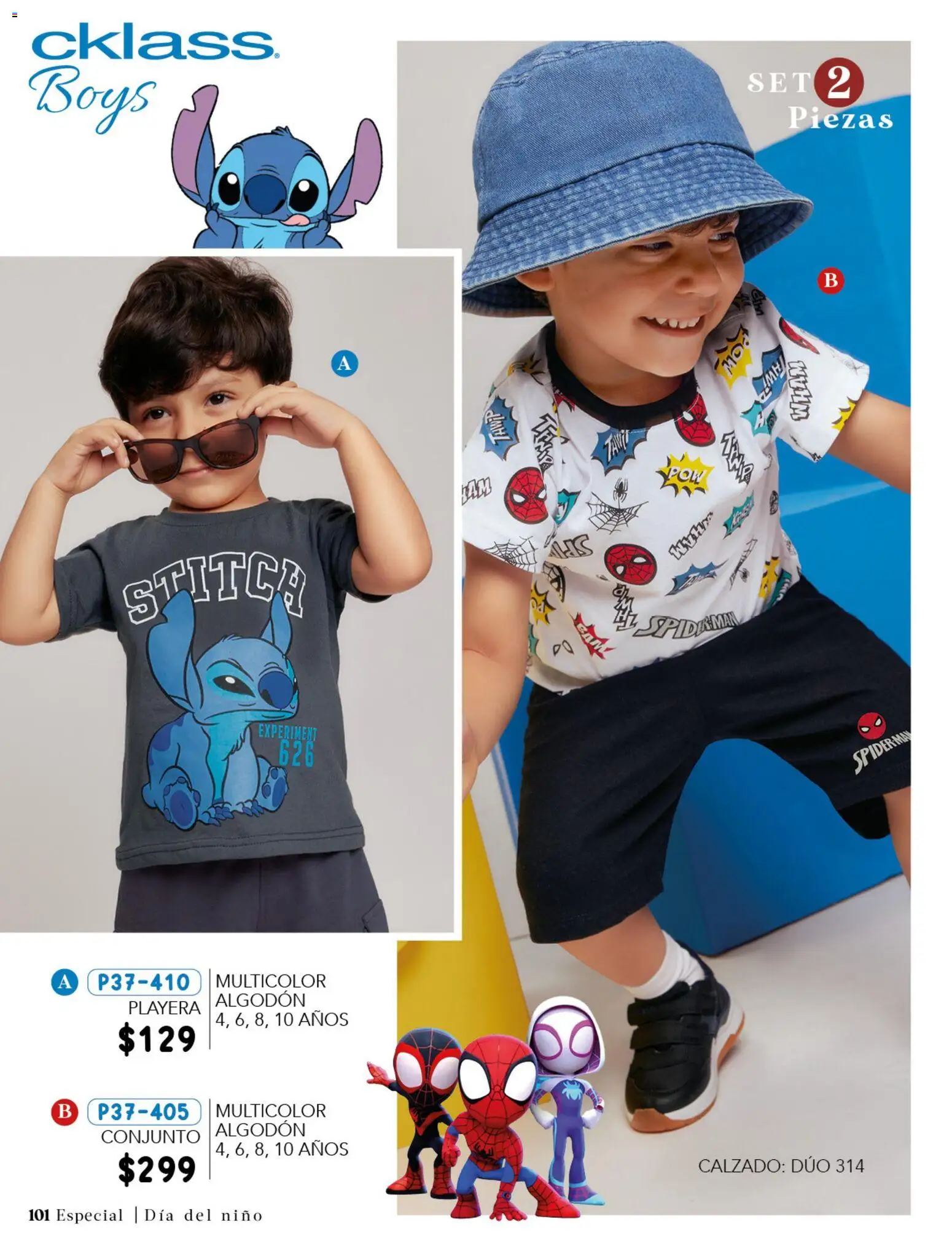 Nuevas ofertas de Cklass válidas en toda la República Mexicana desde el 26.03.2026. ¡Encuentra las mejores ofertas en Cklass catálogo Especial Día del Niño! | Página: 18 | Productos: Algodón, Playera, Conjunto