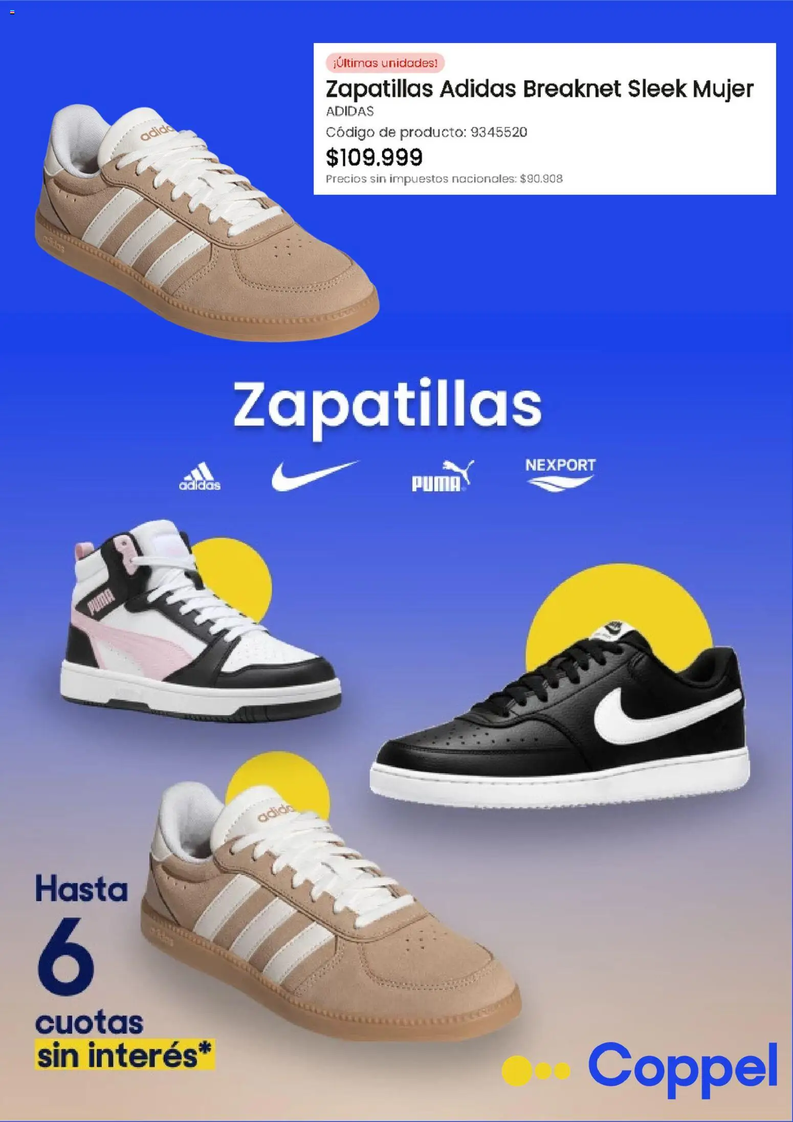 Coppel catálogo │ válido desde el 20.03.2026 | Página: 4 | Productos: Zapatillas