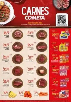 Cometa Supermercados - Ofertas Carnes - Pré-Visualização do folheto da loja Cometa Supermercados, válido de 20.08.2025
