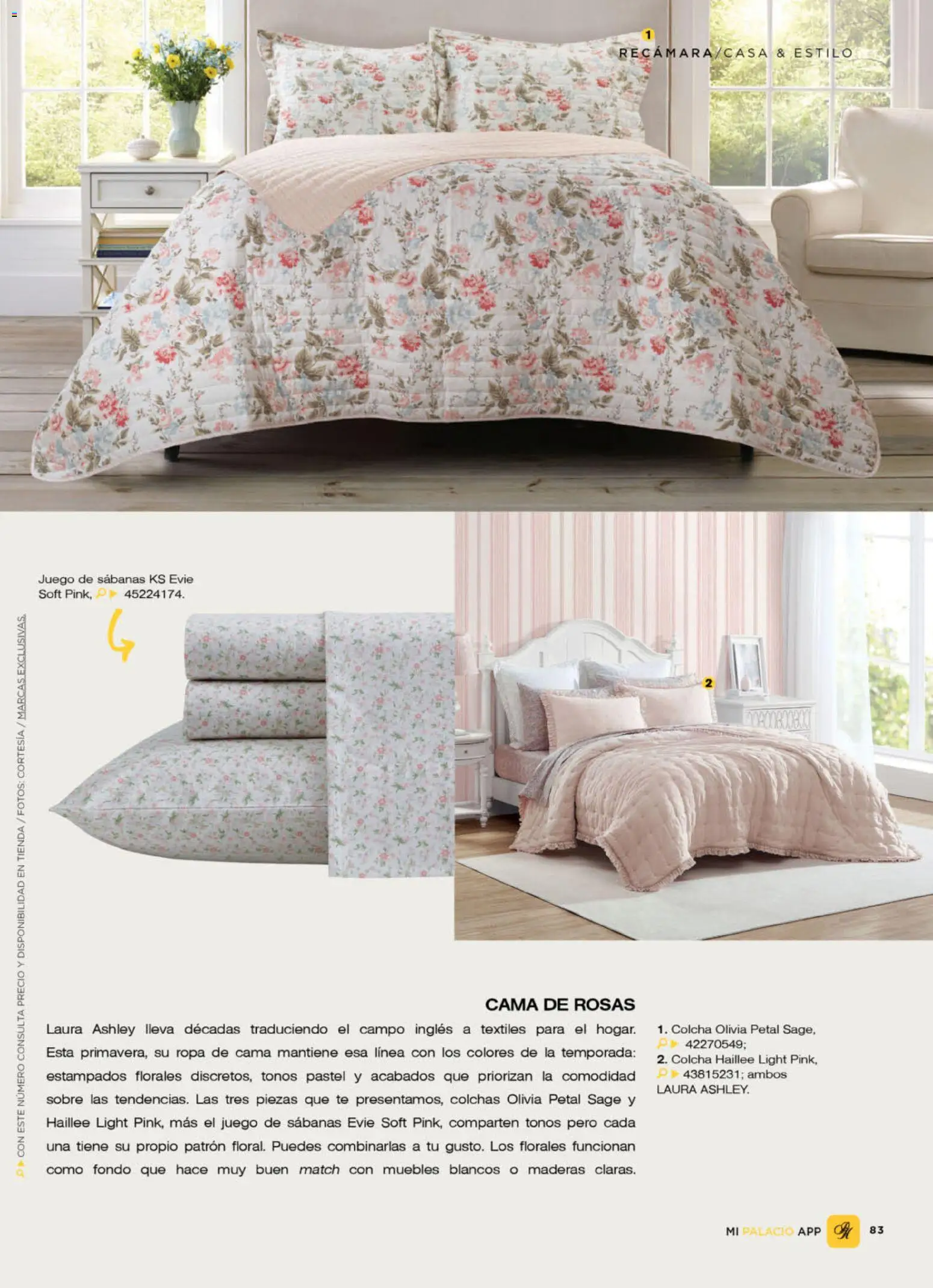 Nuevas ofertas de Palacio De Hierro válidas en toda la República Mexicana desde el 01.03.2026. ¡Encuentra las mejores ofertas en Palacio De Hierro catálogo! | Página: 85 | Productos: Ropa, Cama, Sabanas, Sobre