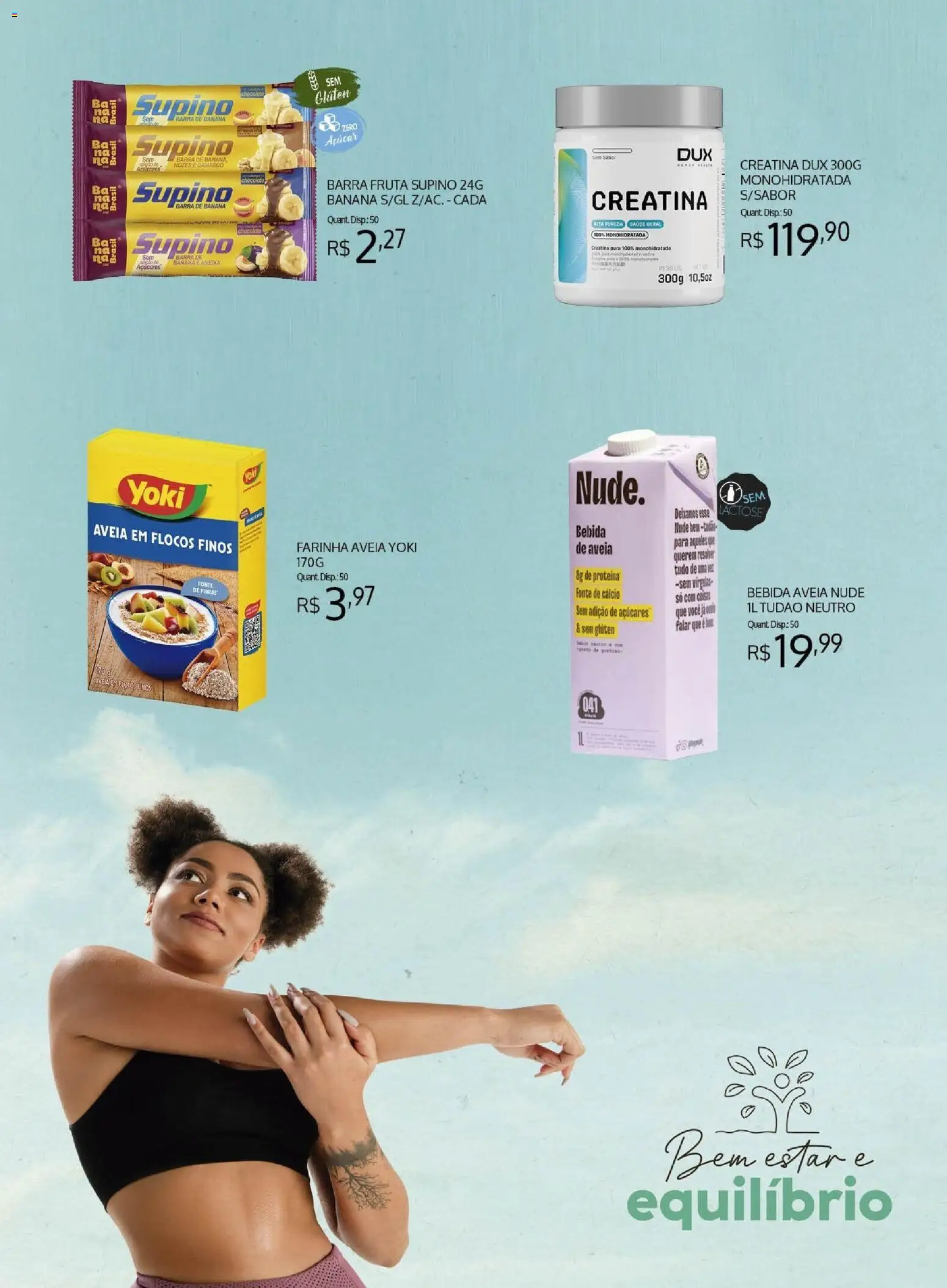 Bistek Supermercados Folheto - válido de 03.12.2025 | Página: 2 | Produtos: Creatina, Chocolate, Cálcio, Açúcar