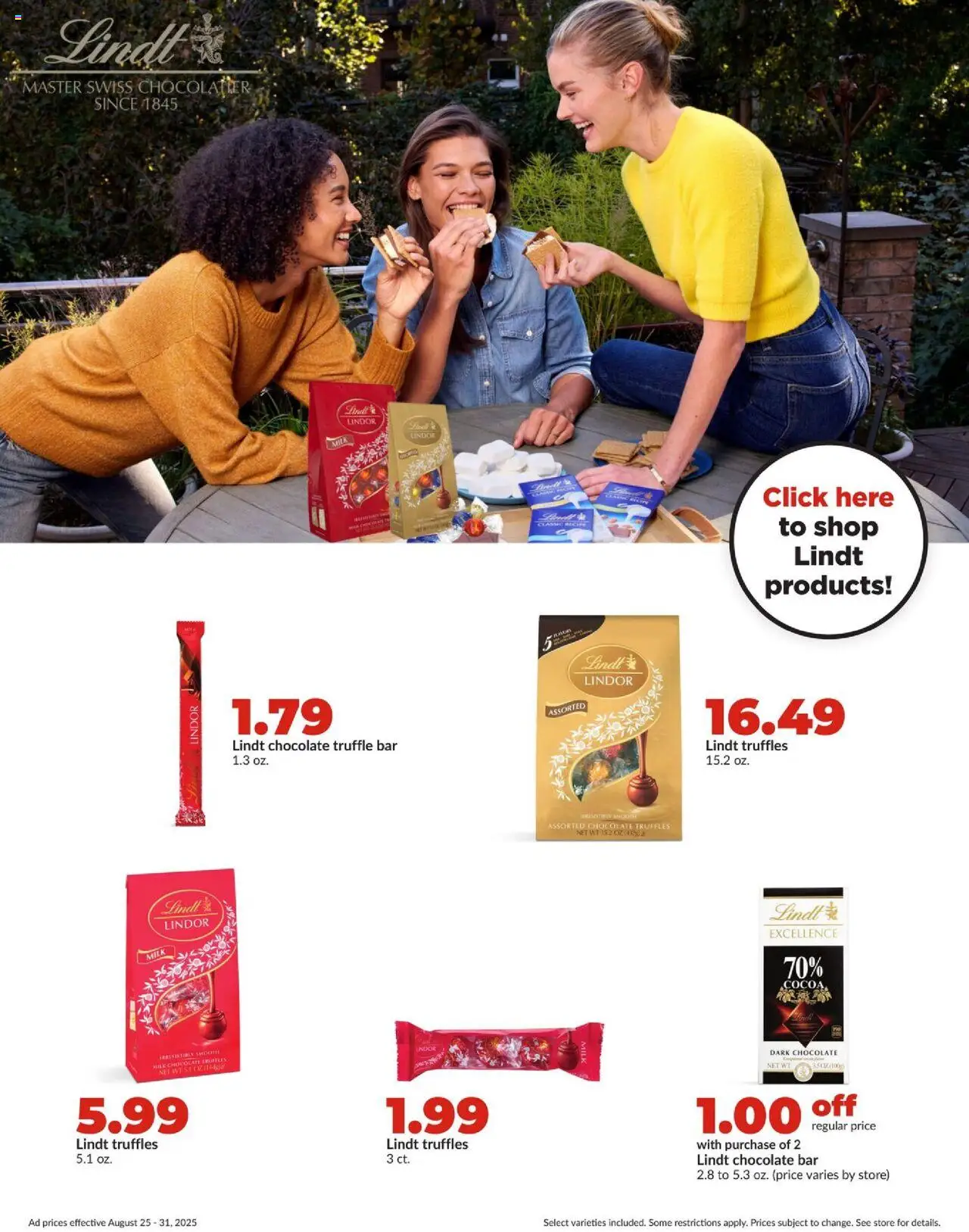 HyVee Weekly Ad - valid from 25.08.2025 | Page: 28 | Products: Milk, Chocolate
