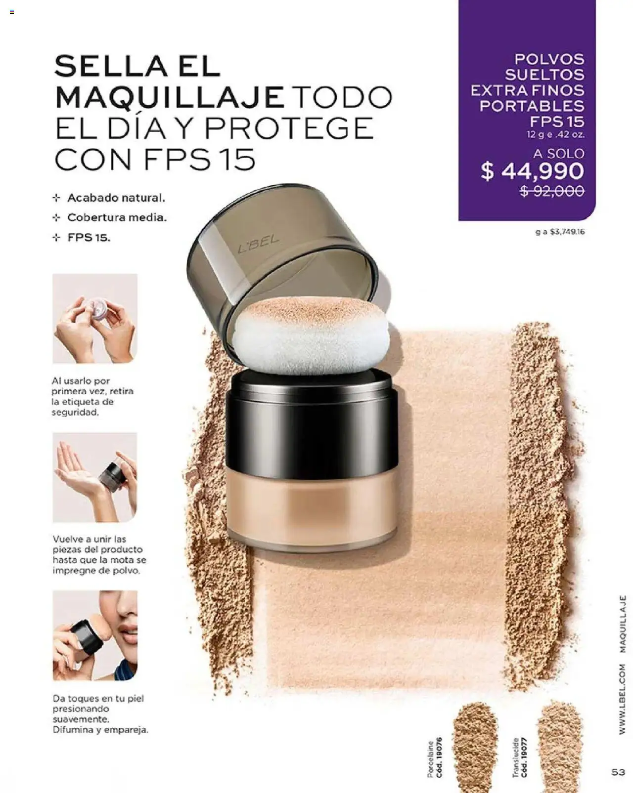 L'Bel revista - valida desde el 27.05.2025 | Página: 53 | Productos: Maquillaje