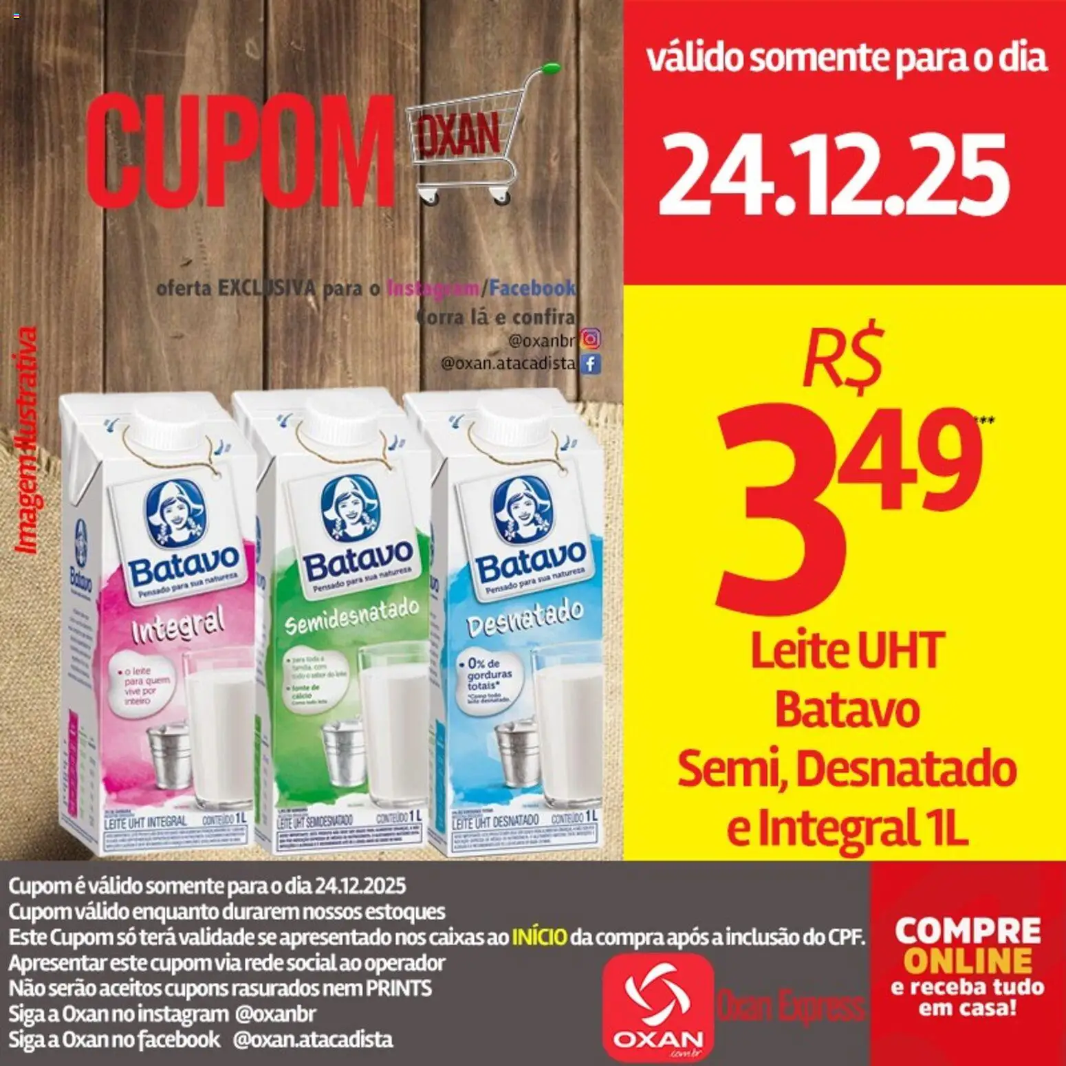 Oxan Atacadista Folheto - válido de 24.12.2025 | Página: 19 | Produtos: Leite